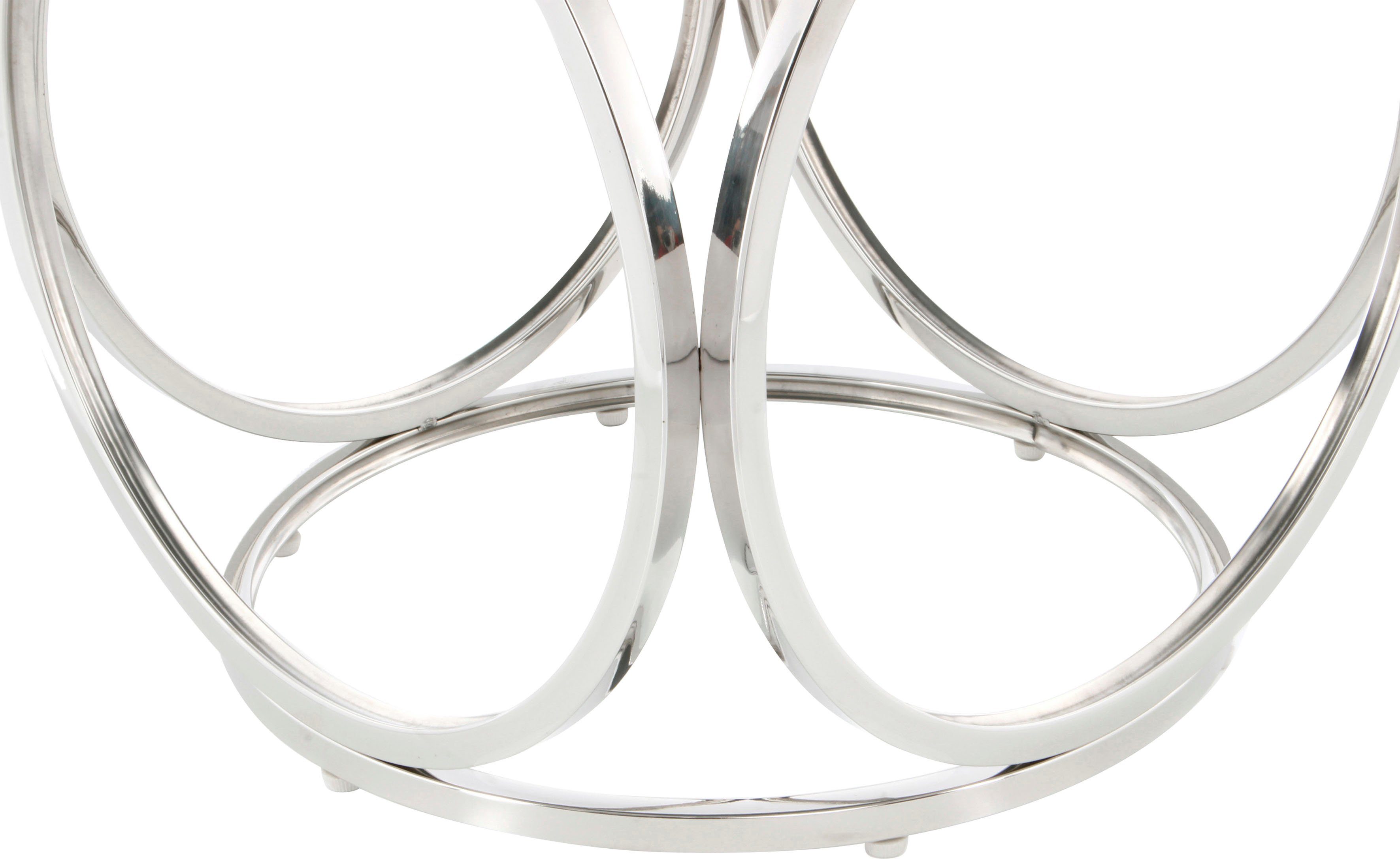 Kayoom Bijzettafel Whitney 125, bijzettafel met open ontwerp, frame van metaal Glamoureus design, hoogwaardige afwerking, onderhoudsvriendelijk (1 stuk)