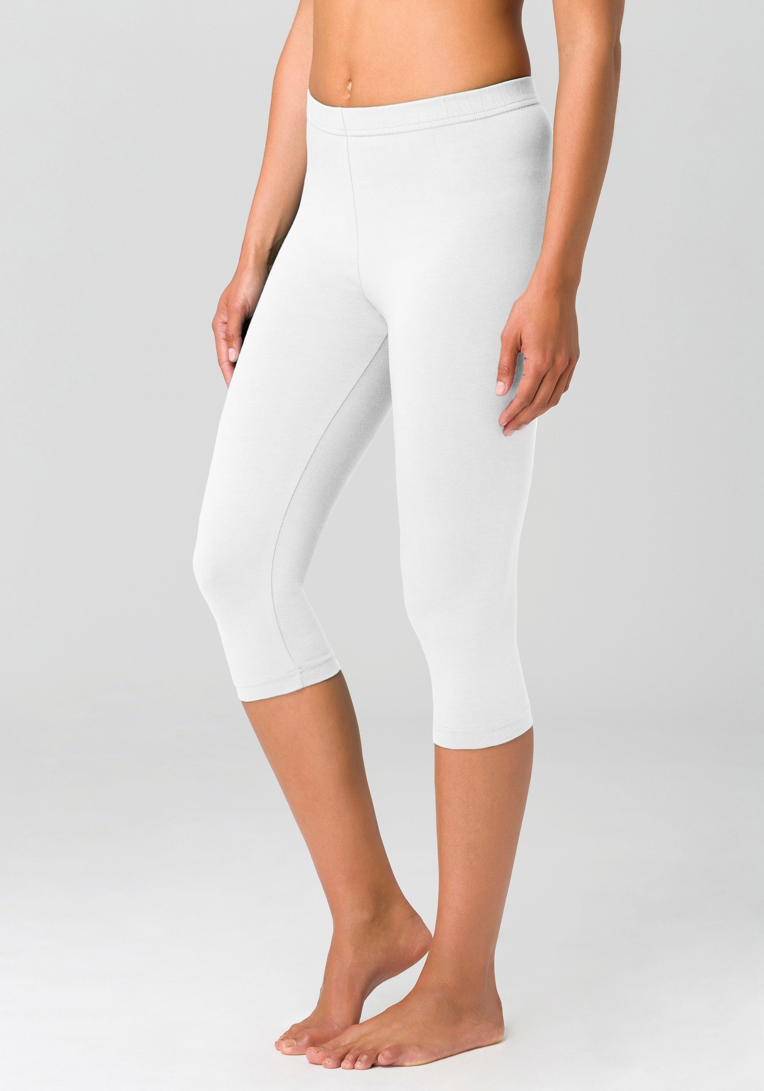 vivance active Caprilegging met rubberen tailleband, loungewear (Set van 2)