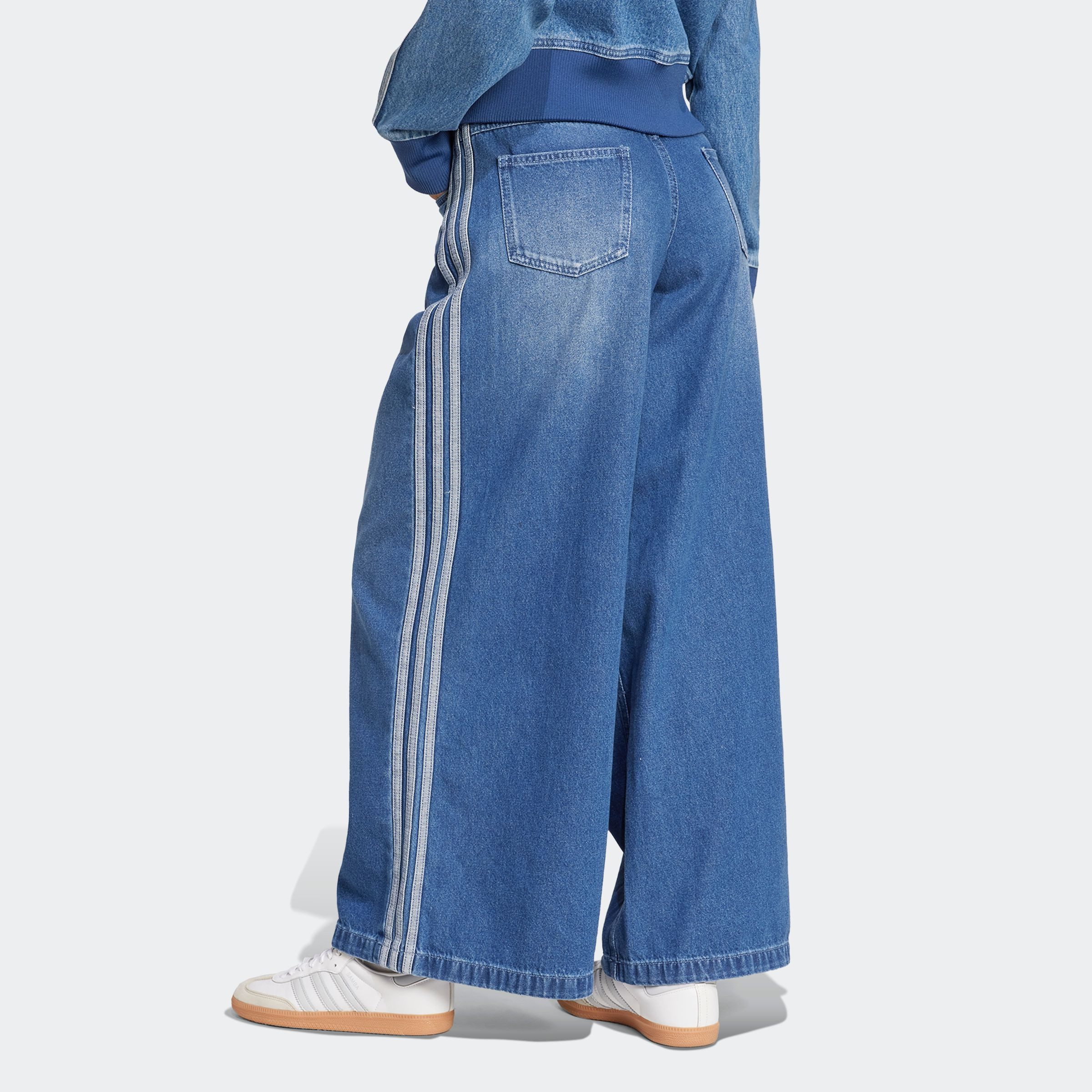 adidas Originals Sportbroek DENIM WIDE PANT (1-delig)