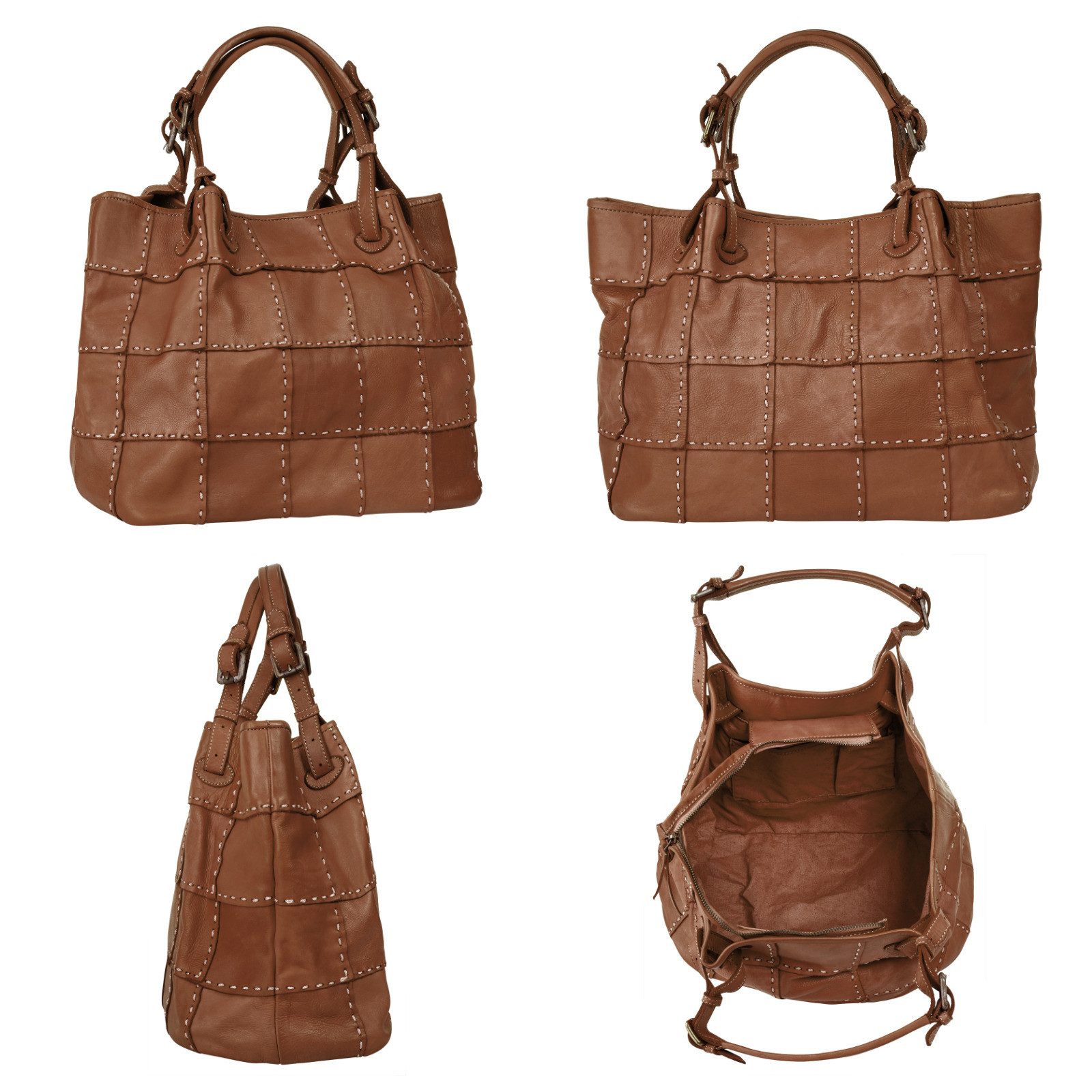 Samantha Look Shopper echt leer, made in italy