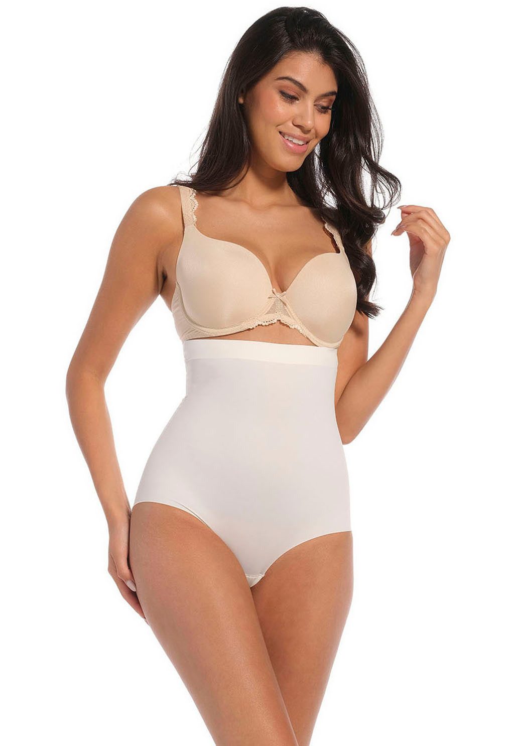 Magic Body Fashion Shapingslip Maxi Hi-Brief Maximale maat van S tot 4XL dames slips maat XXXL wit