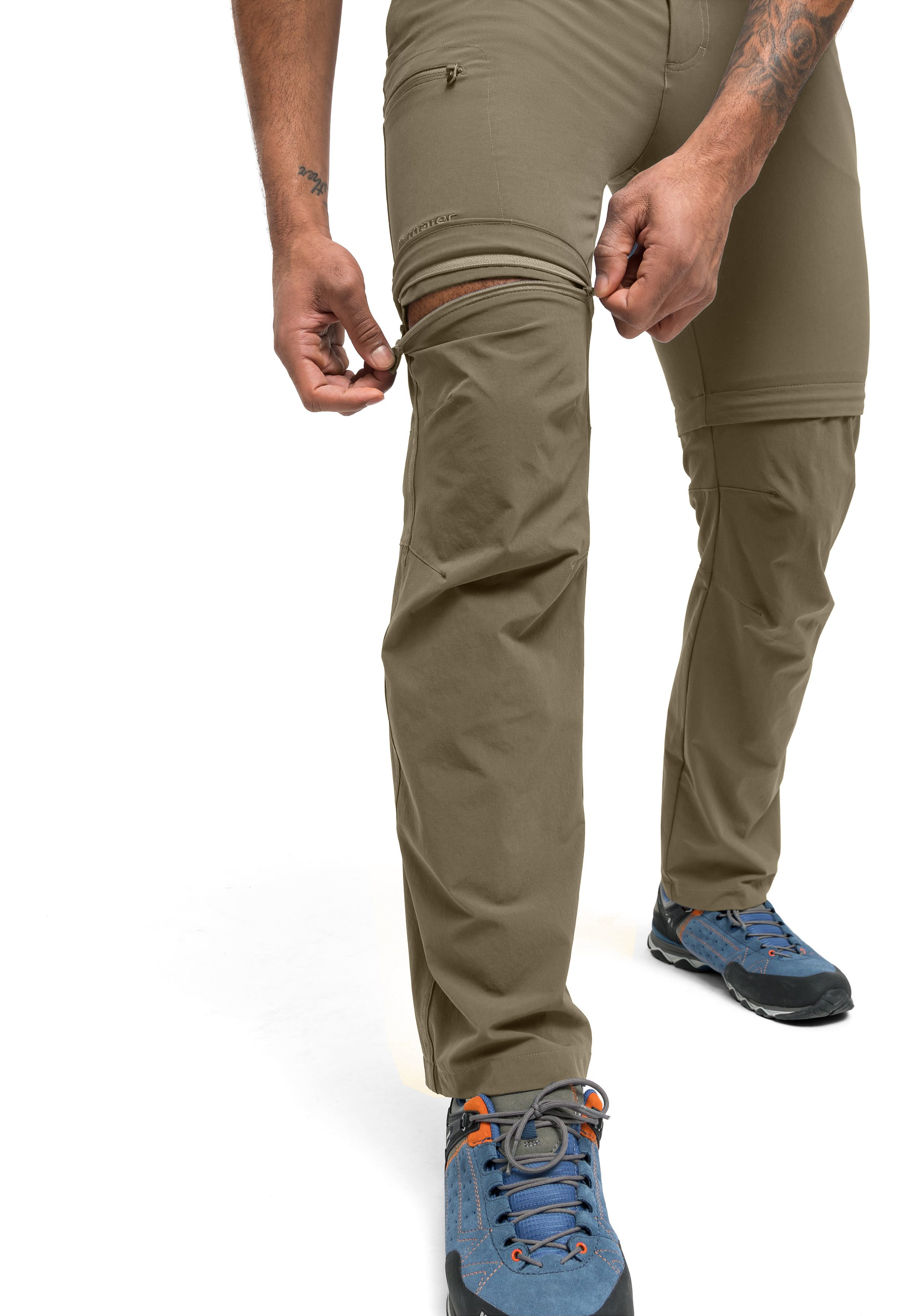 Maier Sports Functionele broek Tajo 2 Heren wandelbroek, afritsbare outdoorbroek, 4 zakken, regular fit