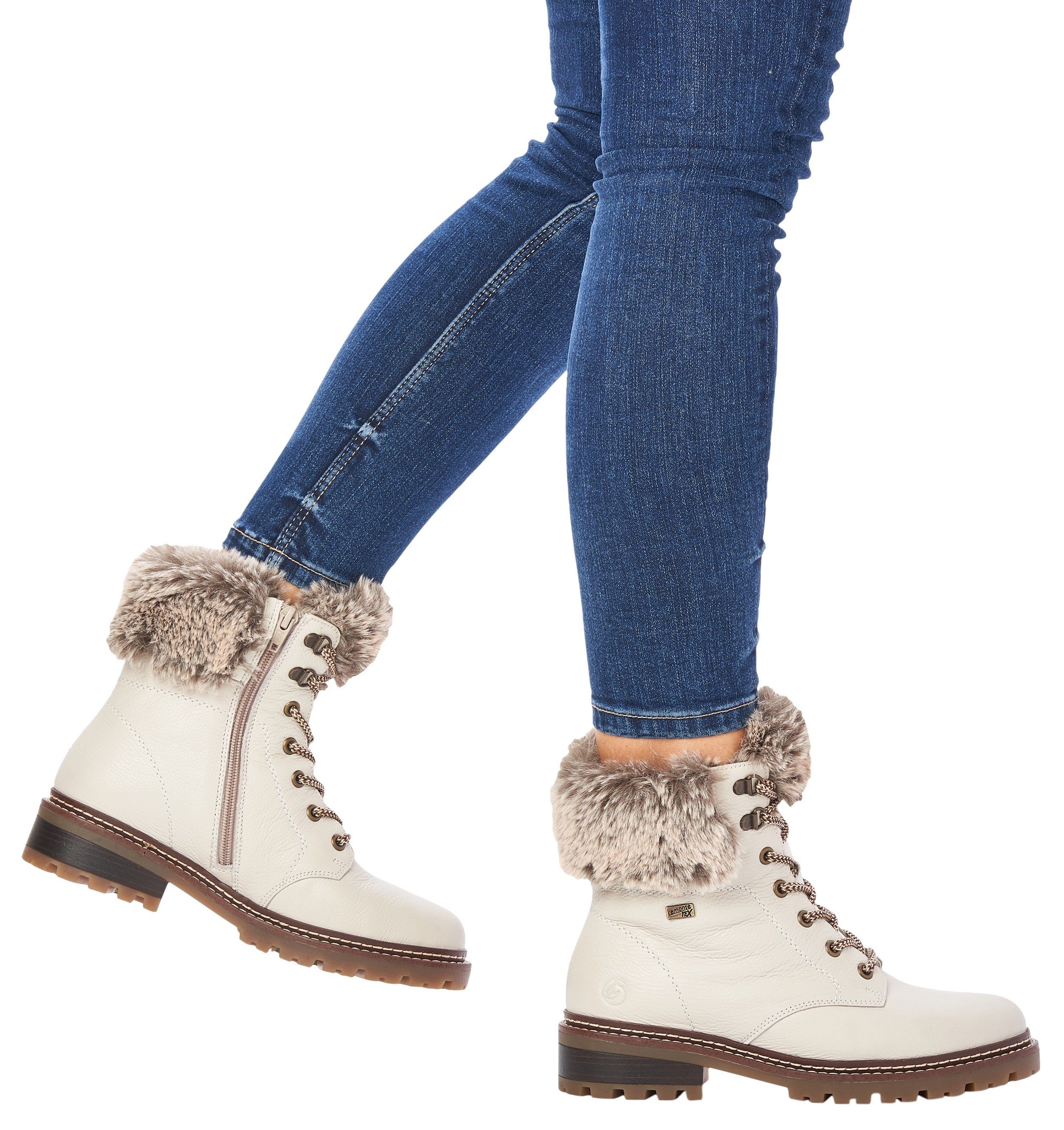 Remonte Winterlaarzen ELLE-Collection met contrasterende stiksels
