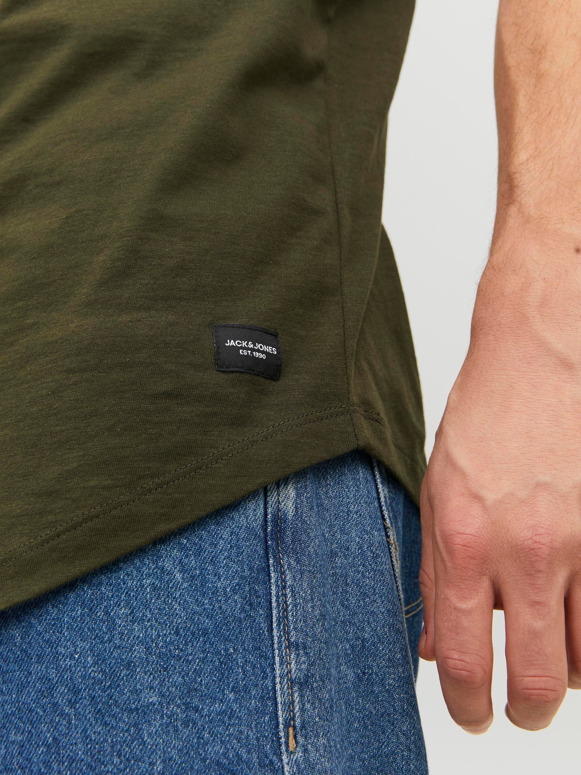 Jack & Jones Shirt met ronde hals JJENOA POCKET TEE SS