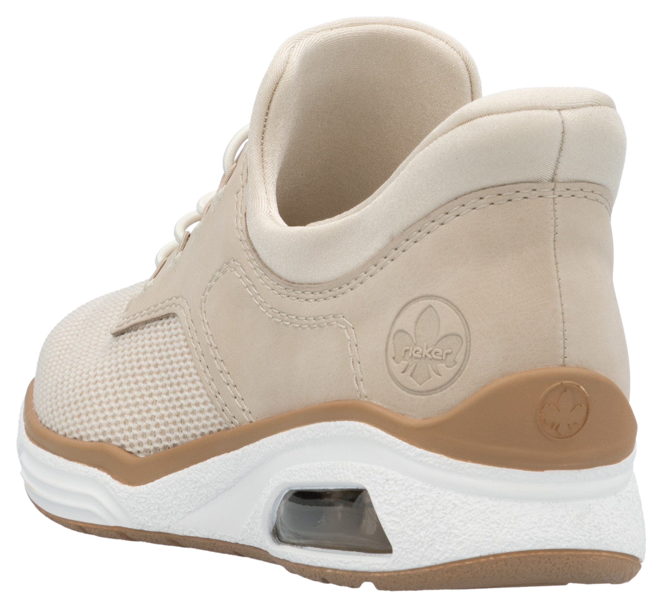 Rieker Slip-on sneakers Ready2GO , vrijetijdssneaker, lage schoen, instapschoen, elastische band, elastische instap