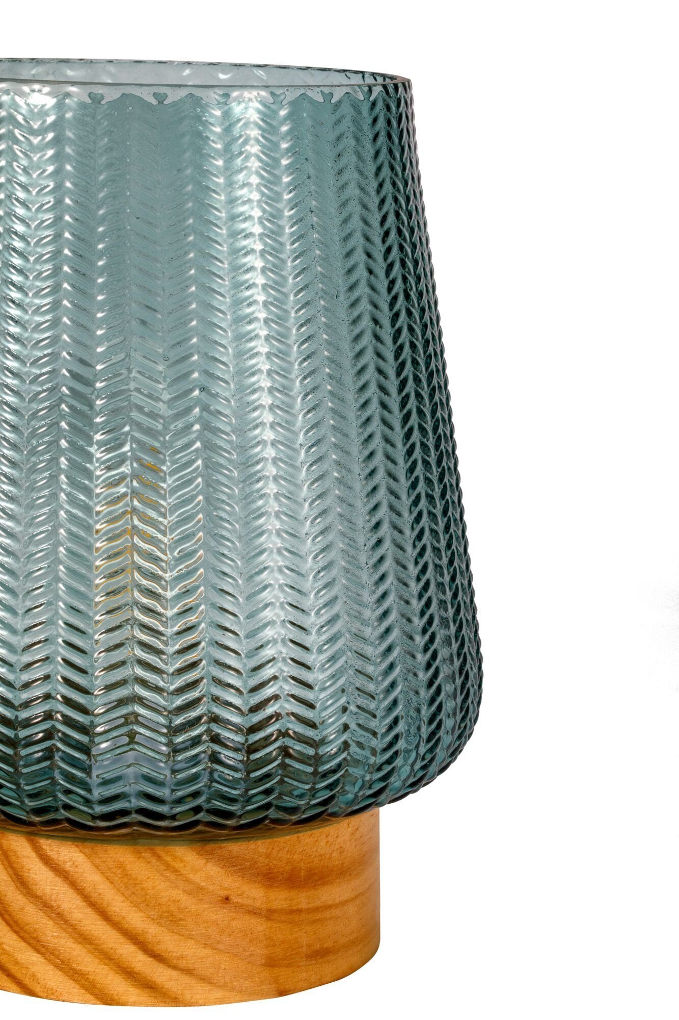 Pauleen Led-tafellamp Pretty Glamour mobile turquoise/hout