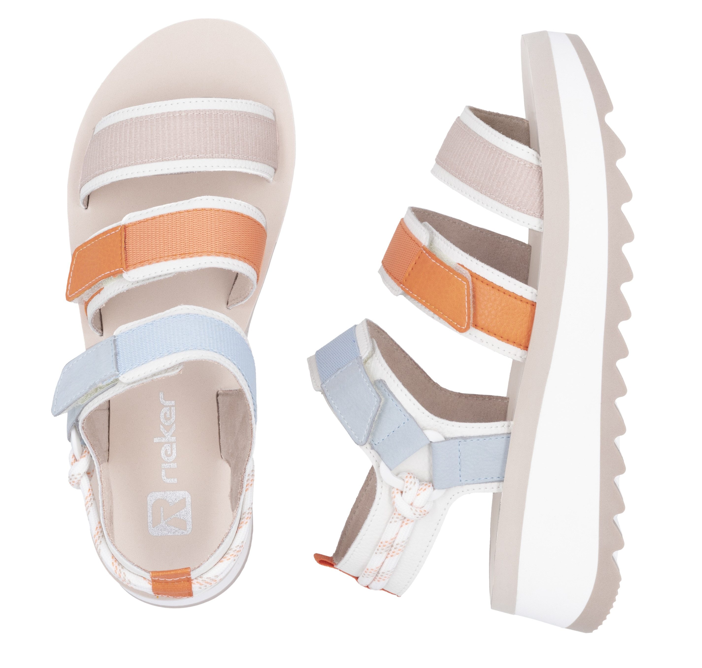 RIEKER Sport Plateausandalen ADELAIDE