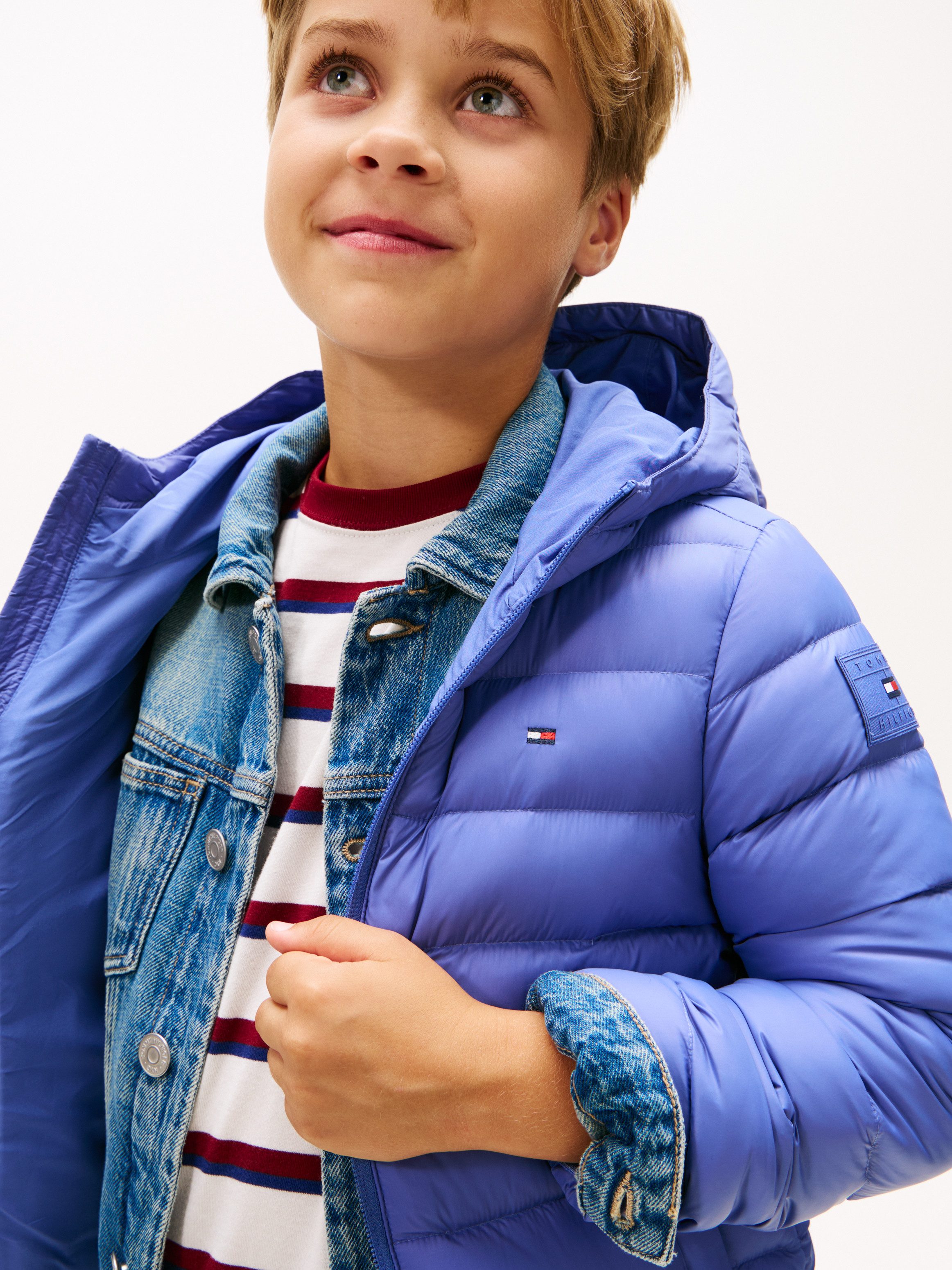 Tommy Hilfiger Gewatteerde jas U LIGHT DOWN HOODED JACKET