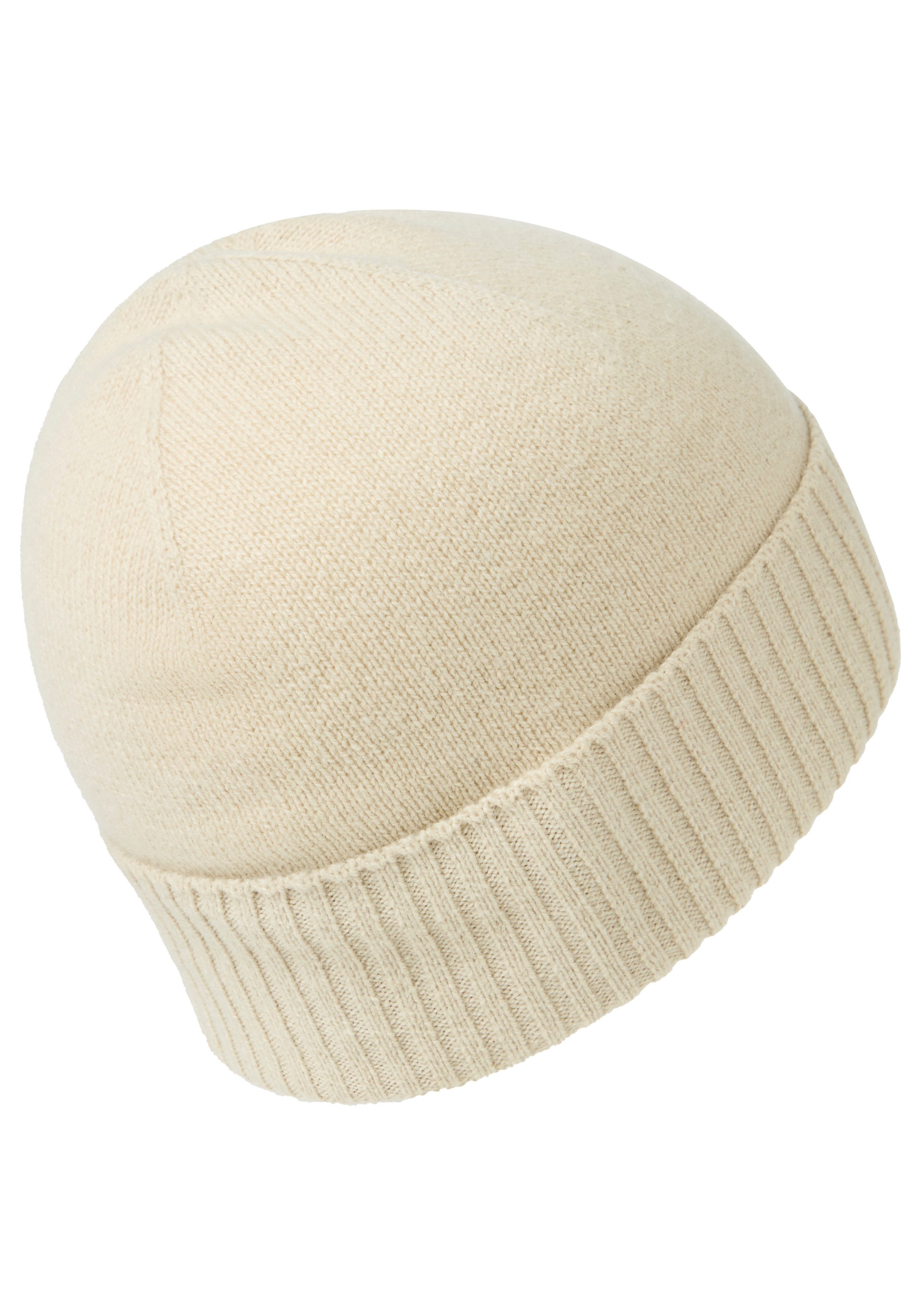 Boss Orange Beanie Akaio_R_Hat Ton in ton logo-badge