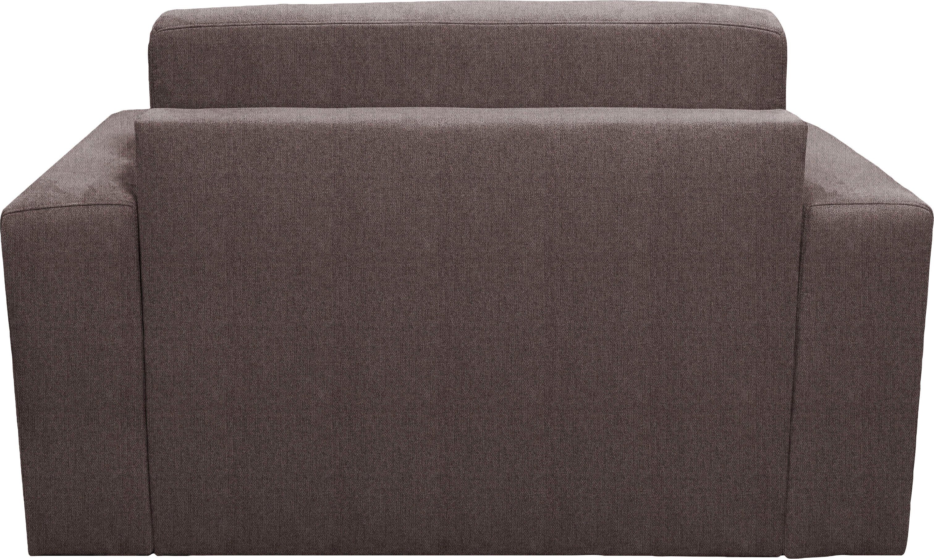 Home affaire Fauteuil Roma matras hoogte 140 cm Bedfunctie, met vering, Afmeting liggend ca. 83x198 cm