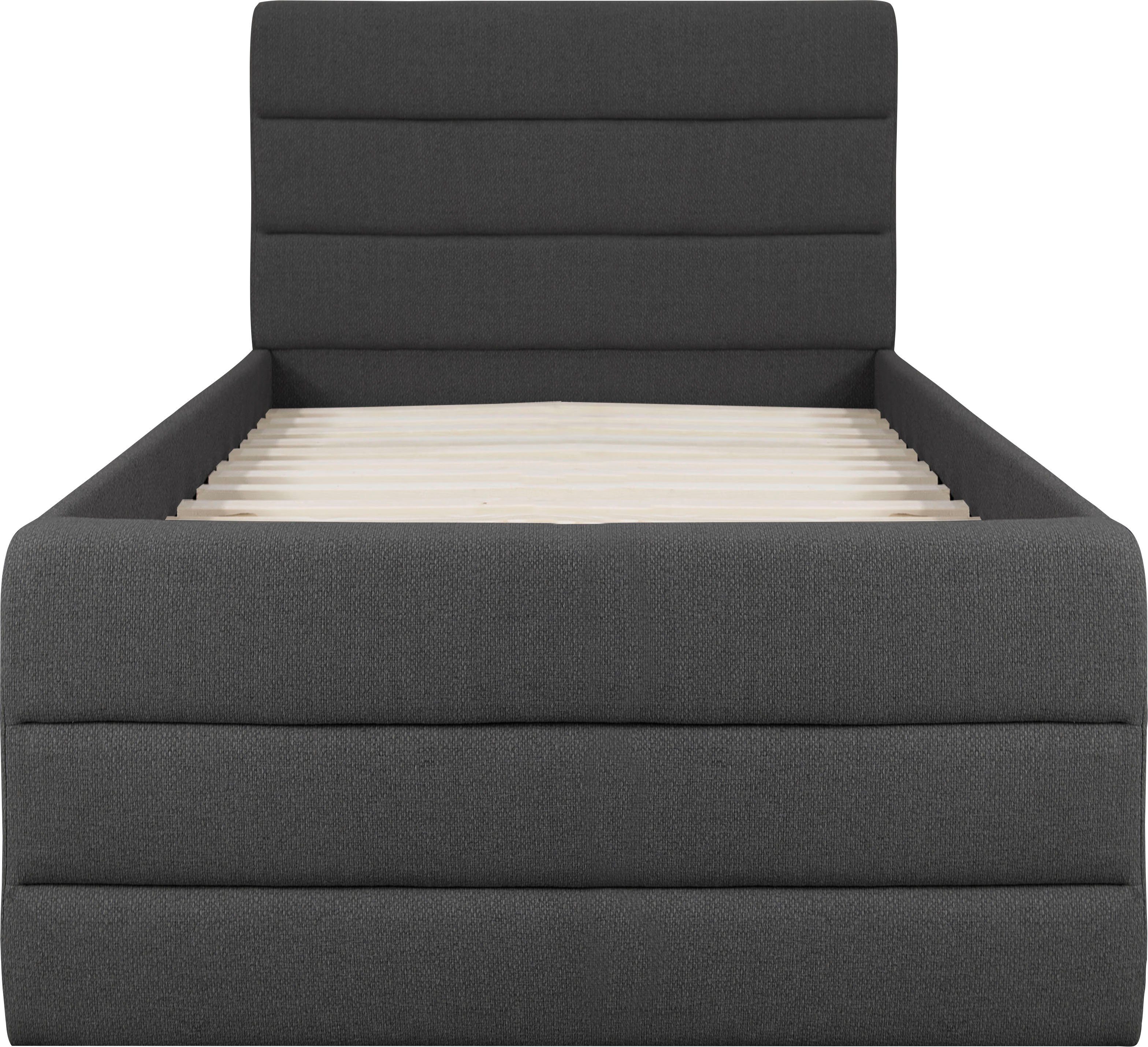 OTTO products Gestoffeerd bed Merrit Dwarsnaad in het hoofd- en voetbord, in 5 breedten, ook in 220 cm lang