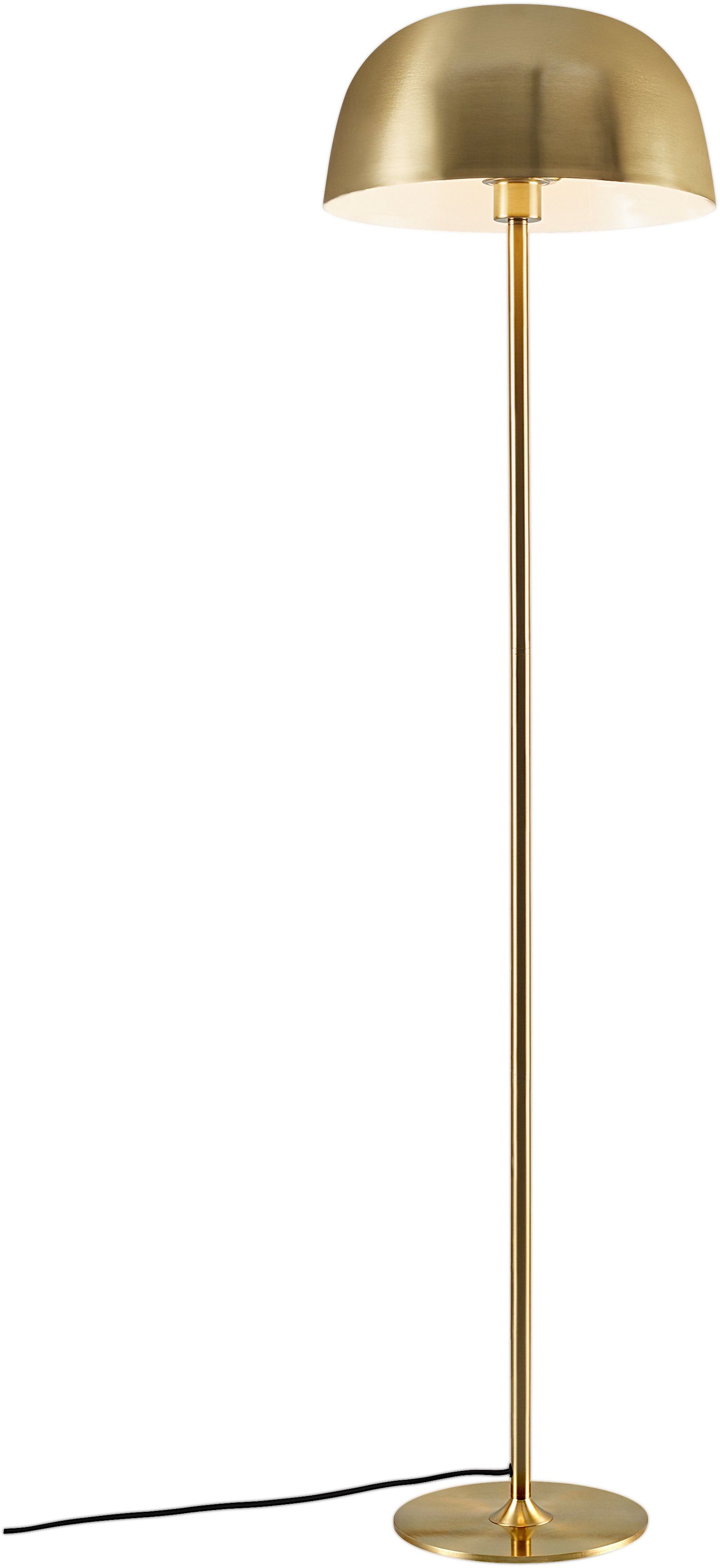 Nordlux Staande lamp Cera Messing design, textielsnoer
