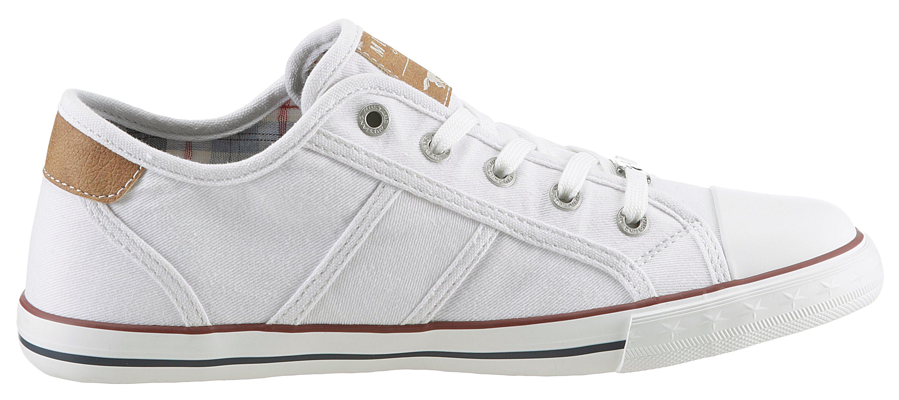 Mustang Shoes Sneakers , vrijetijdsschoen, lage schoen, veterschoen met mustang merklabel