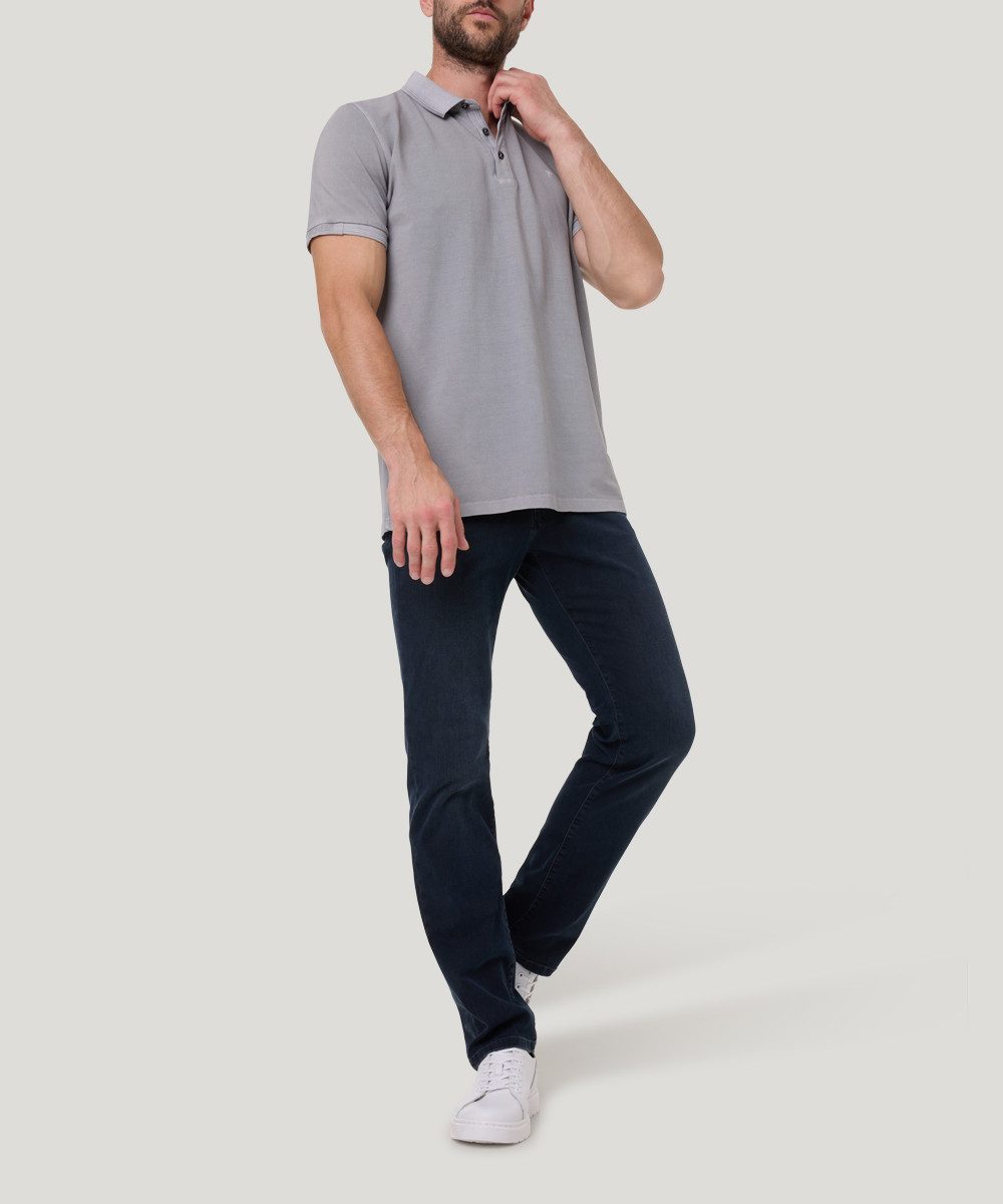 Pioneer Authentic Jeans Poloshirt met geborduurd logo