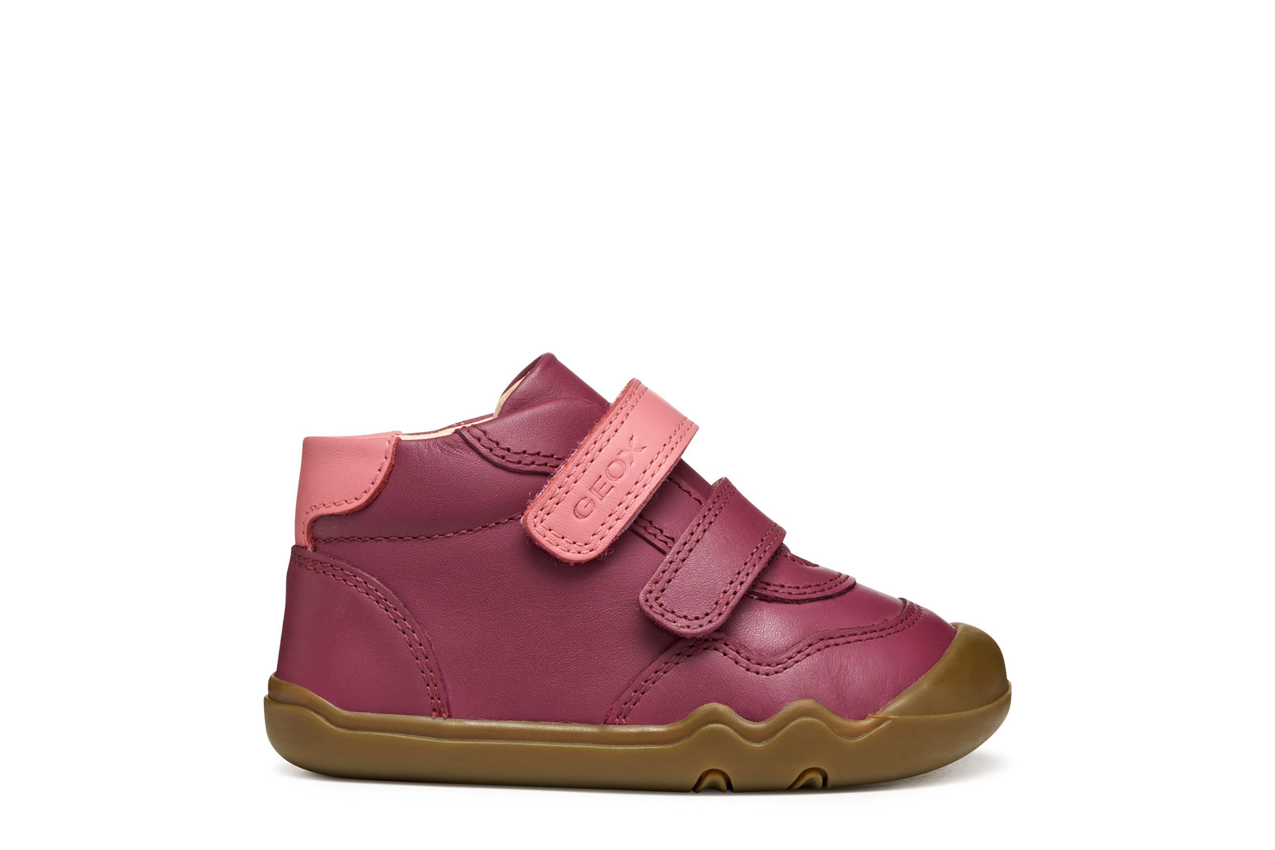Geox Klittenbandboots B STEPPIEUP GIRL Blote voeten schoen met klittenbandsluiting, maat sjabloon te downloaden