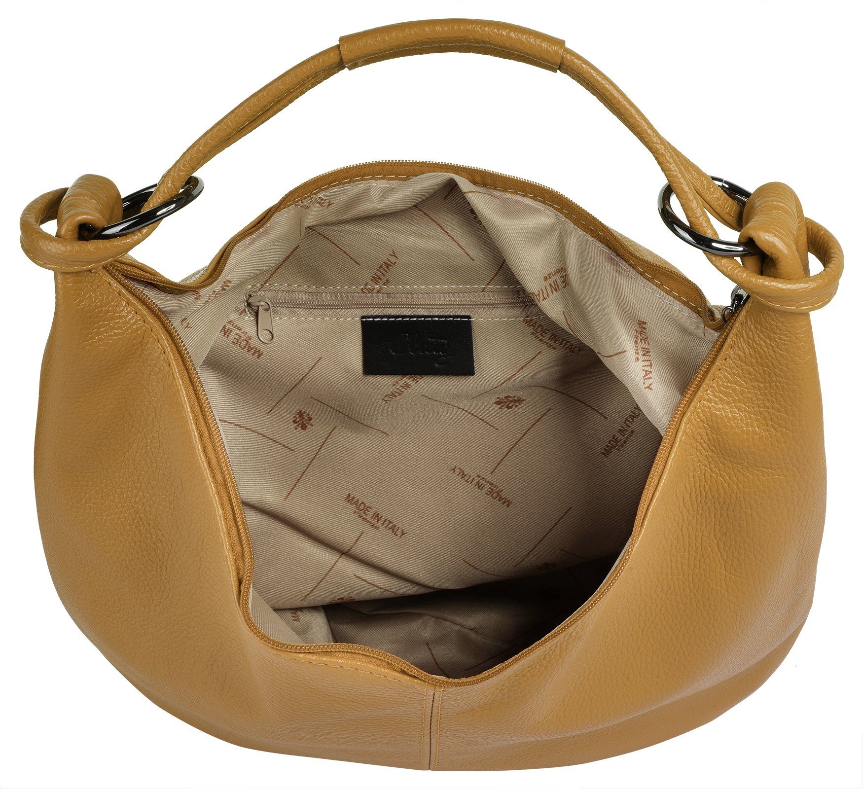 Cluty Shopper echt leer, made in italy