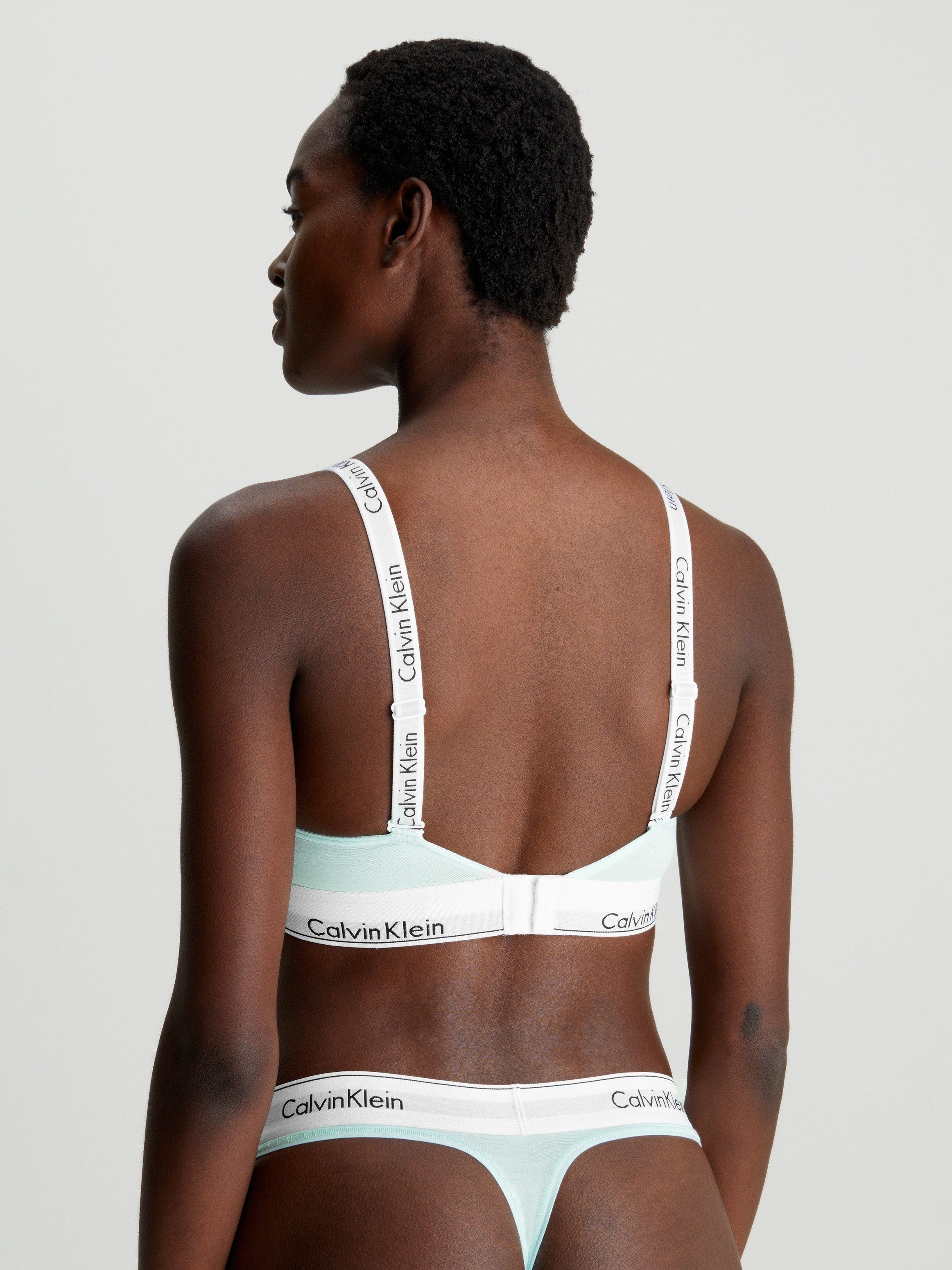 Calvin Klein Bralette met een logo-opschrift