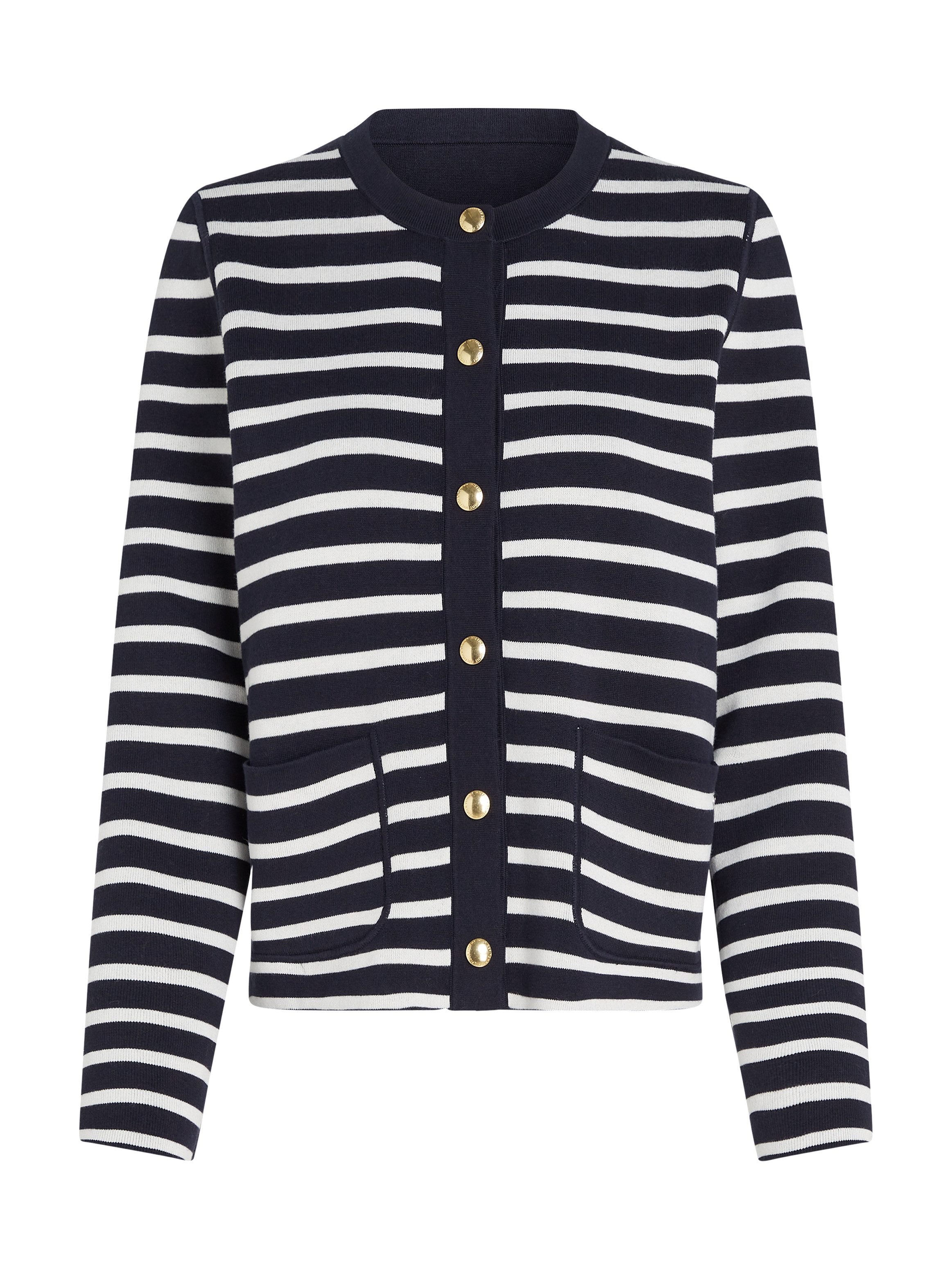 Tommy Hilfiger Vest CO JERSEY STCH REVERSIBLE CARDI