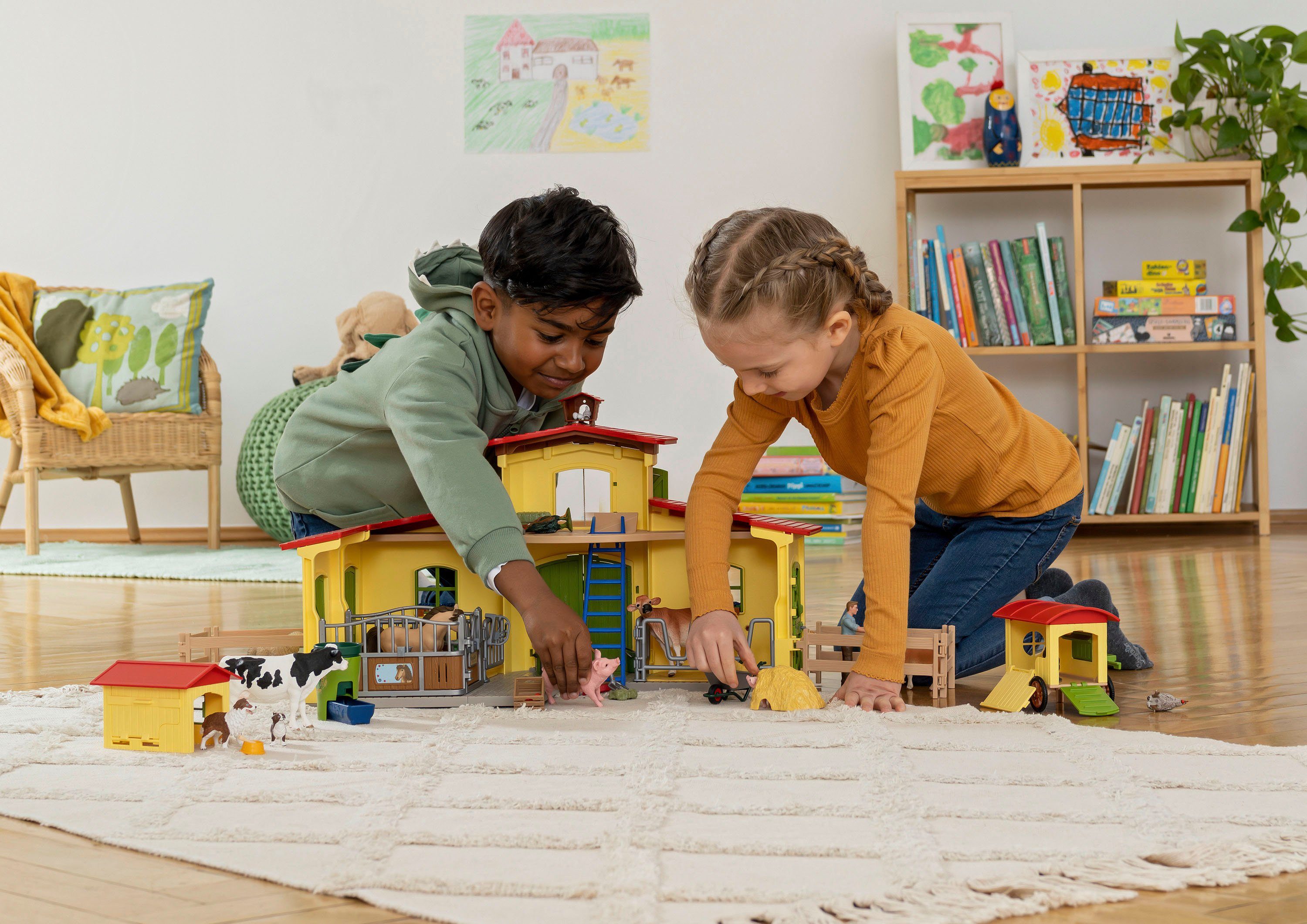 Schleich® Speelwereld Farm World, kippenhok (42572)