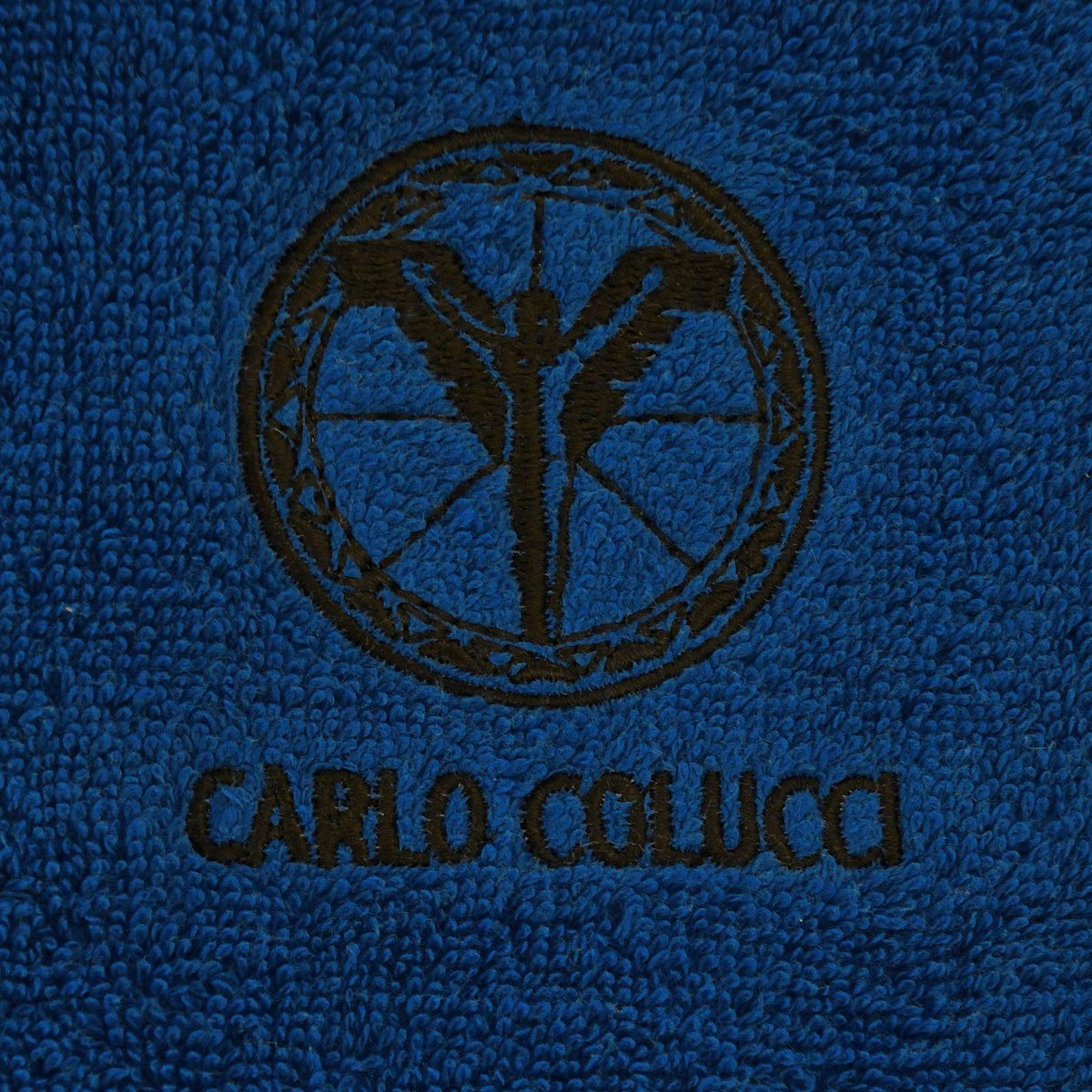 CARLO COLUCCI Strandlaken Sandro met logoborduursel (1 stuk)