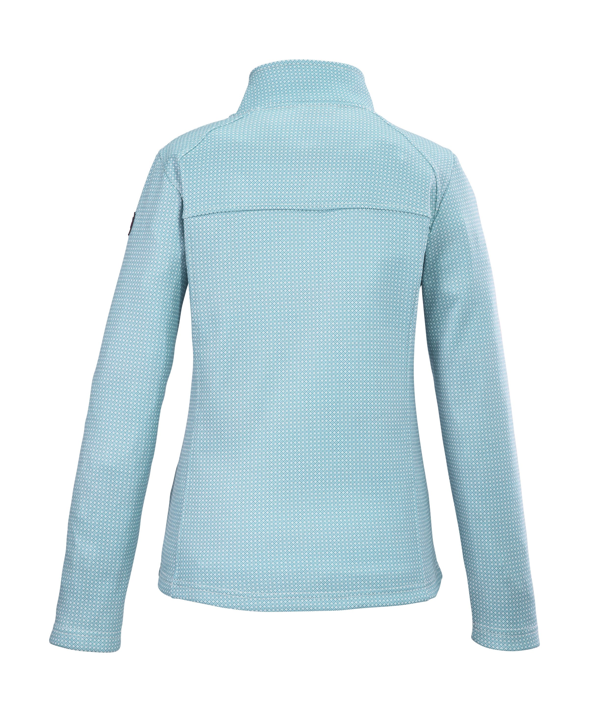 Killtec Fleecejack KOS 90 WMN FLC JCKT Elegante fleecejack met stretch, kinbescherming en ritszakken