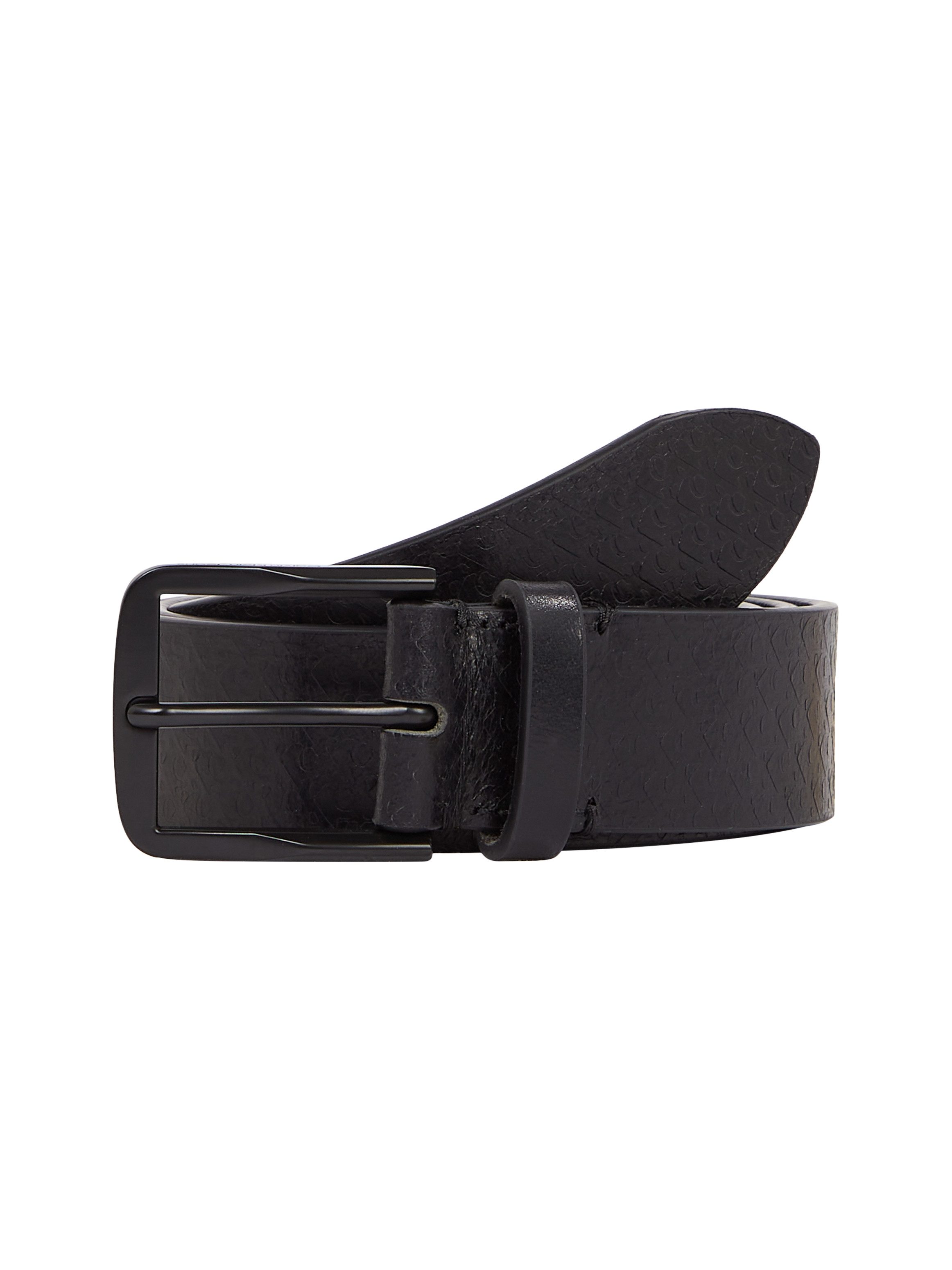 Calvin Klein Leren riem CLASSIC FLAT LTHR BELT 35MM AOP