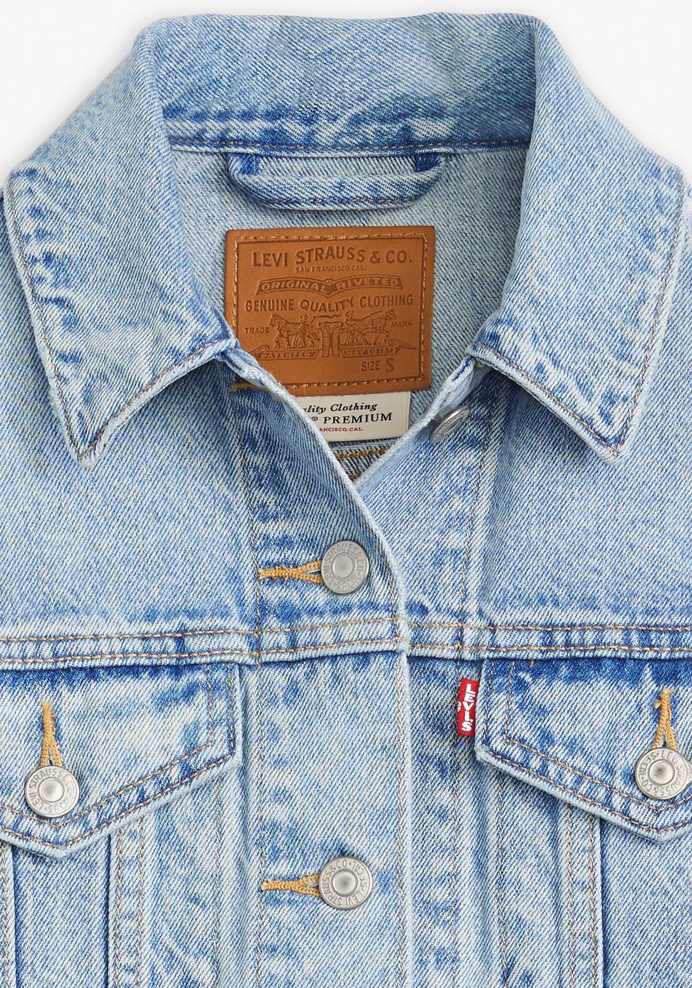 Levi's® Jeansjack ORIGINAL TRUCKE met glinsterende details op de mouwen