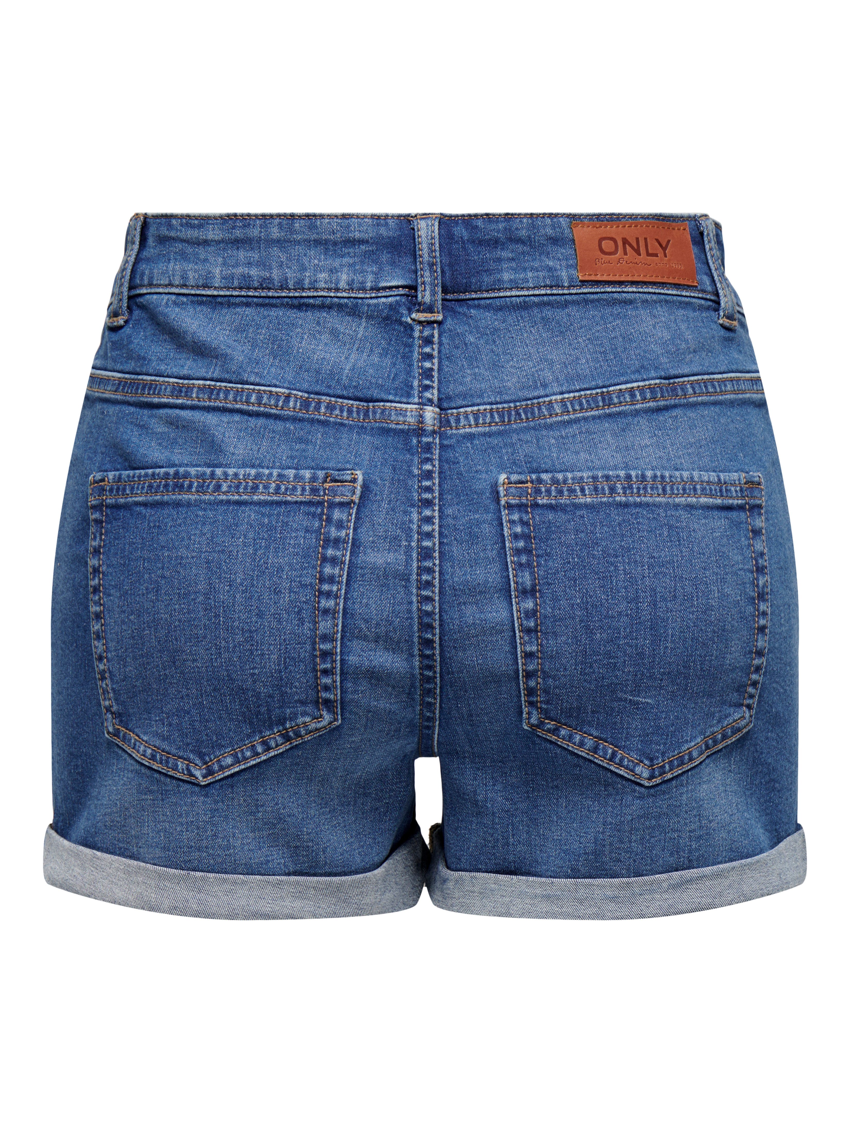 Only Short ONLHUSH HW BUTTON FOLD UP SHORTS DNM PIM