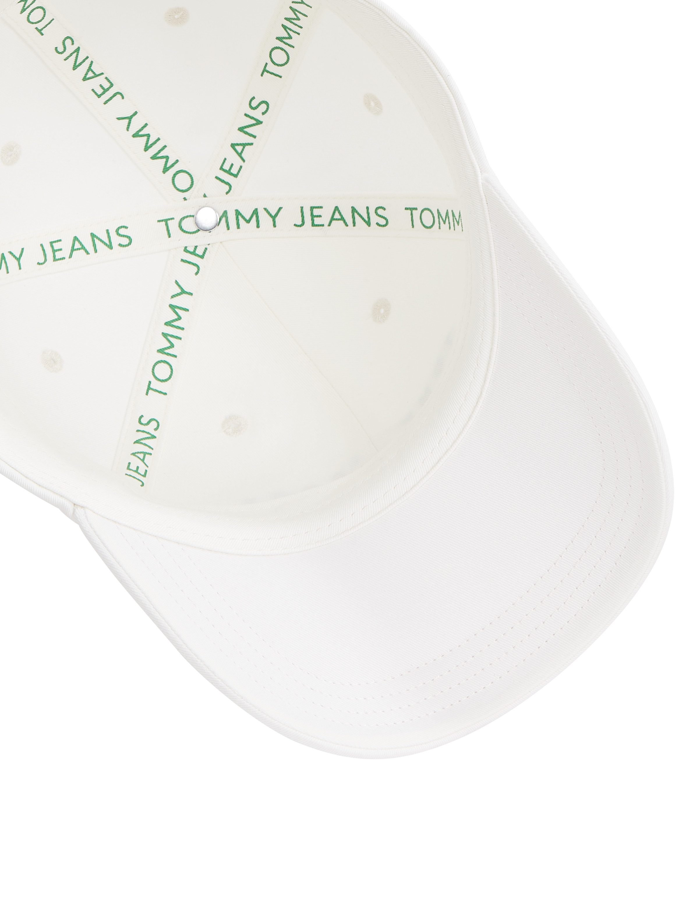 TOMMY JEANS Baseball pet TJM LINEAR LOGO CAP Klem sluiting logo borduursel tekst UNISEX