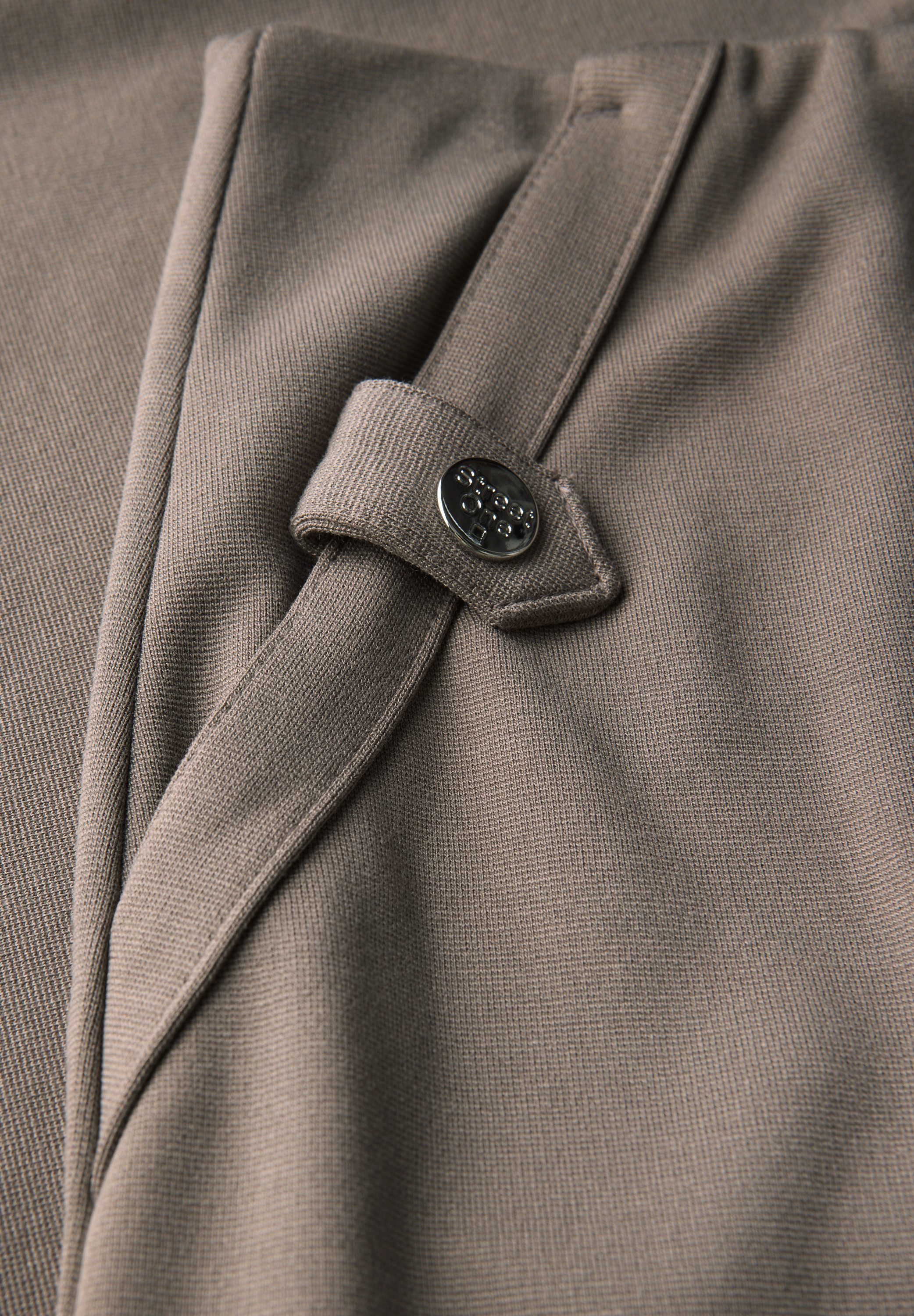 STREET ONE Minirok met knoopdetails