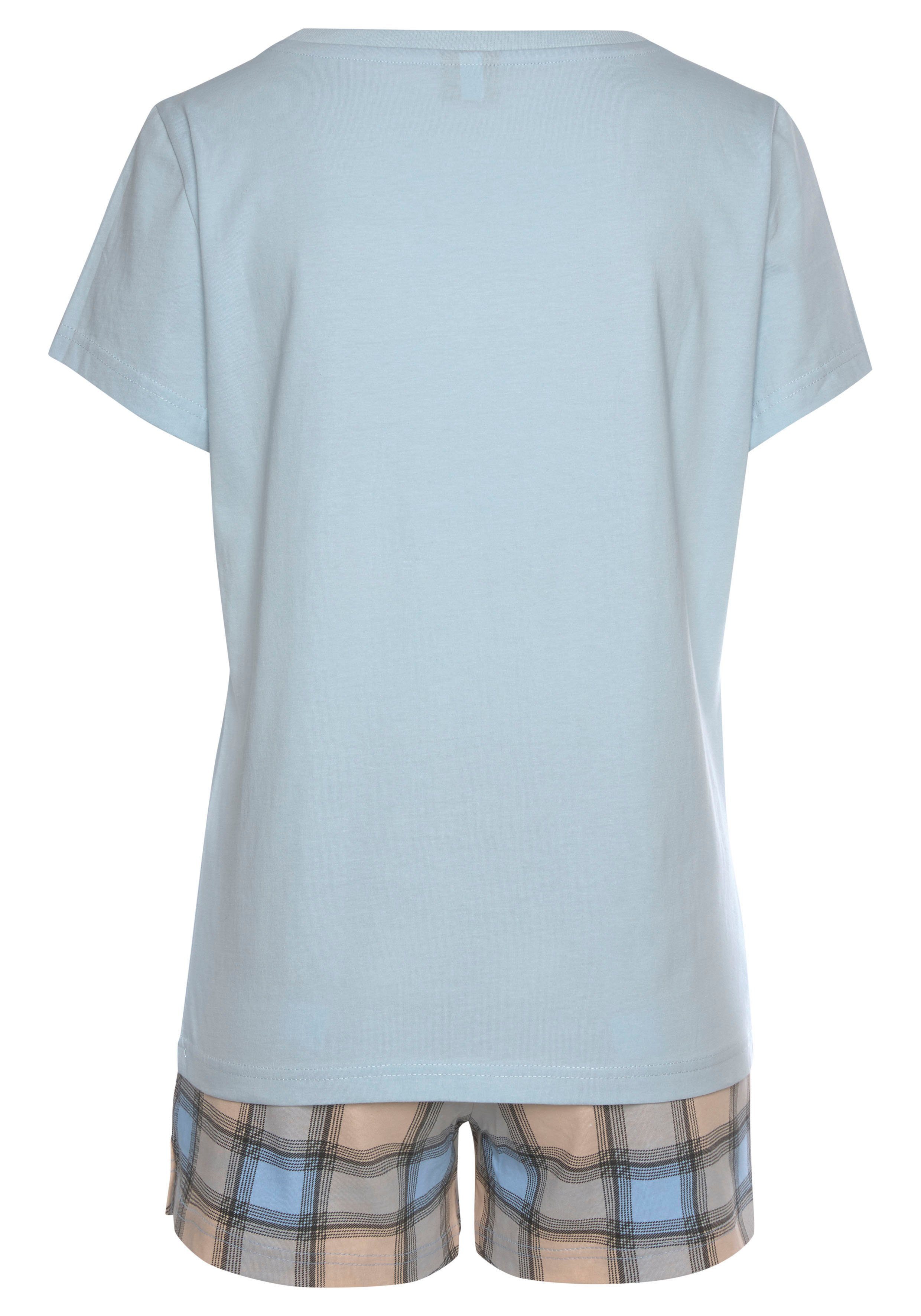Vivance Dreams Shortama met frontprint (4-delig, Set van 2)