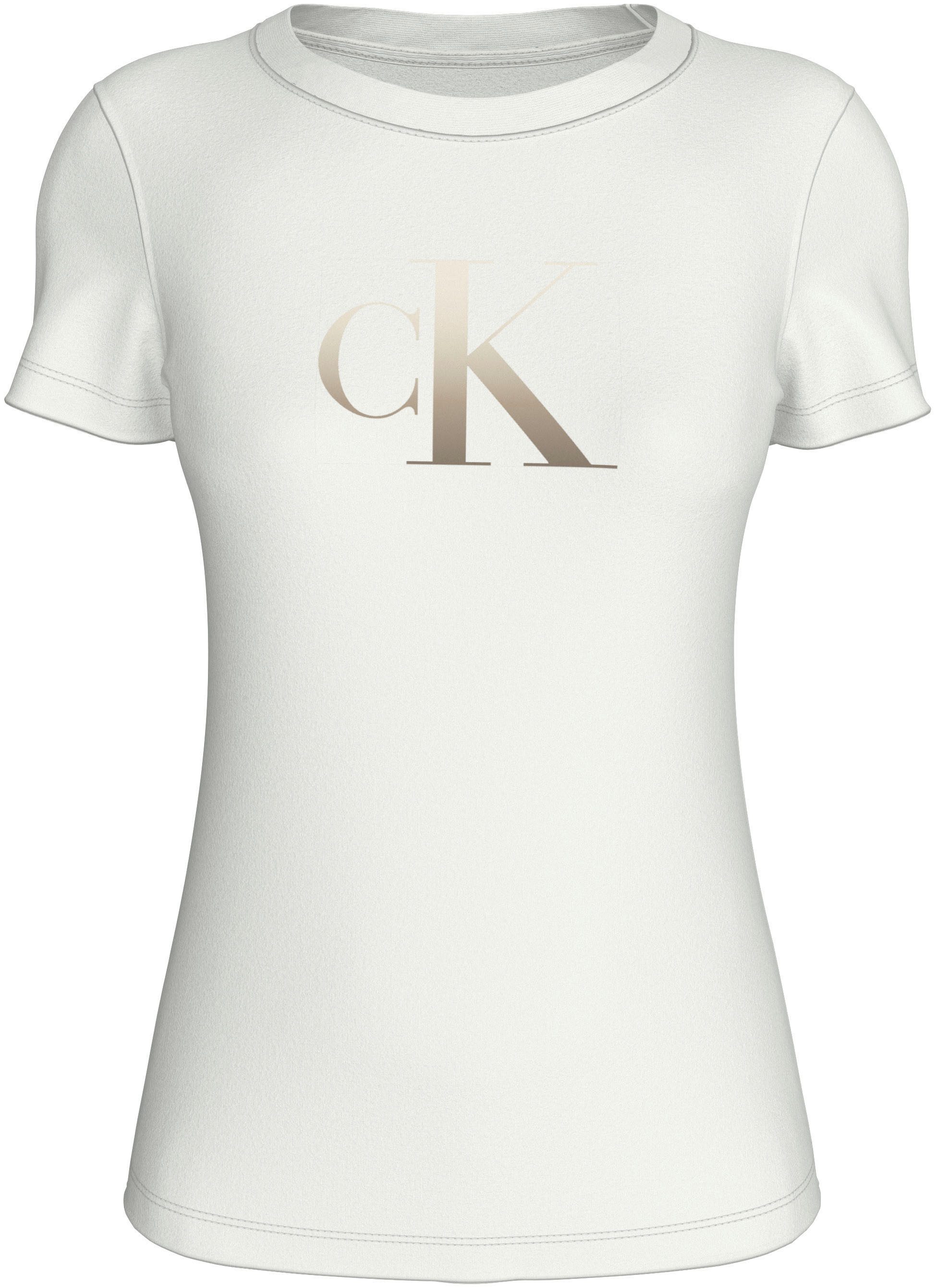 Calvin Klein Shirt met ronde hals GRADIENT CK SLIM TEE