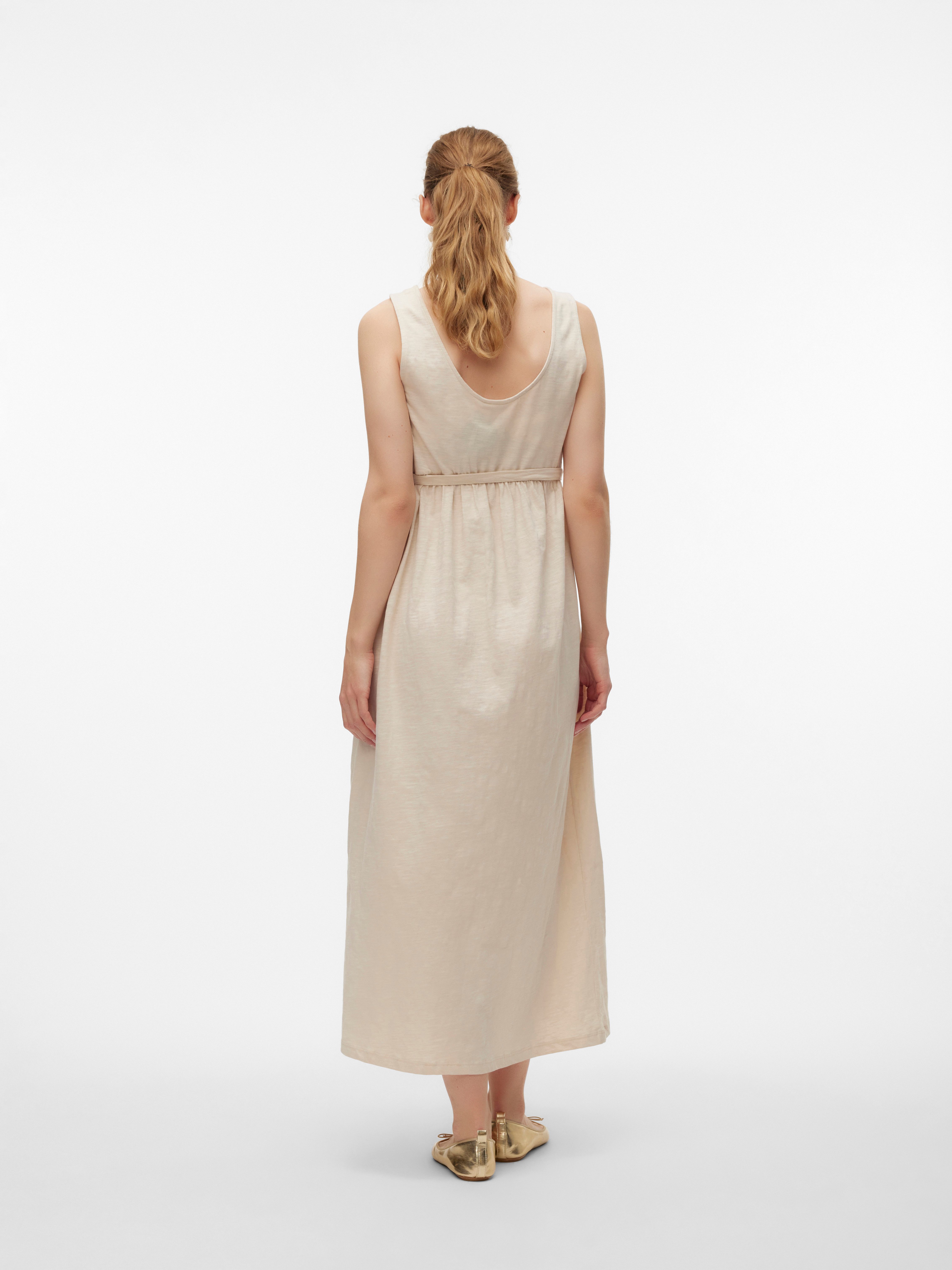 Mamalicious Jurk in overgooiermodel MLEVI LIA SL JRS ANKLE DRESS 2F NOOS