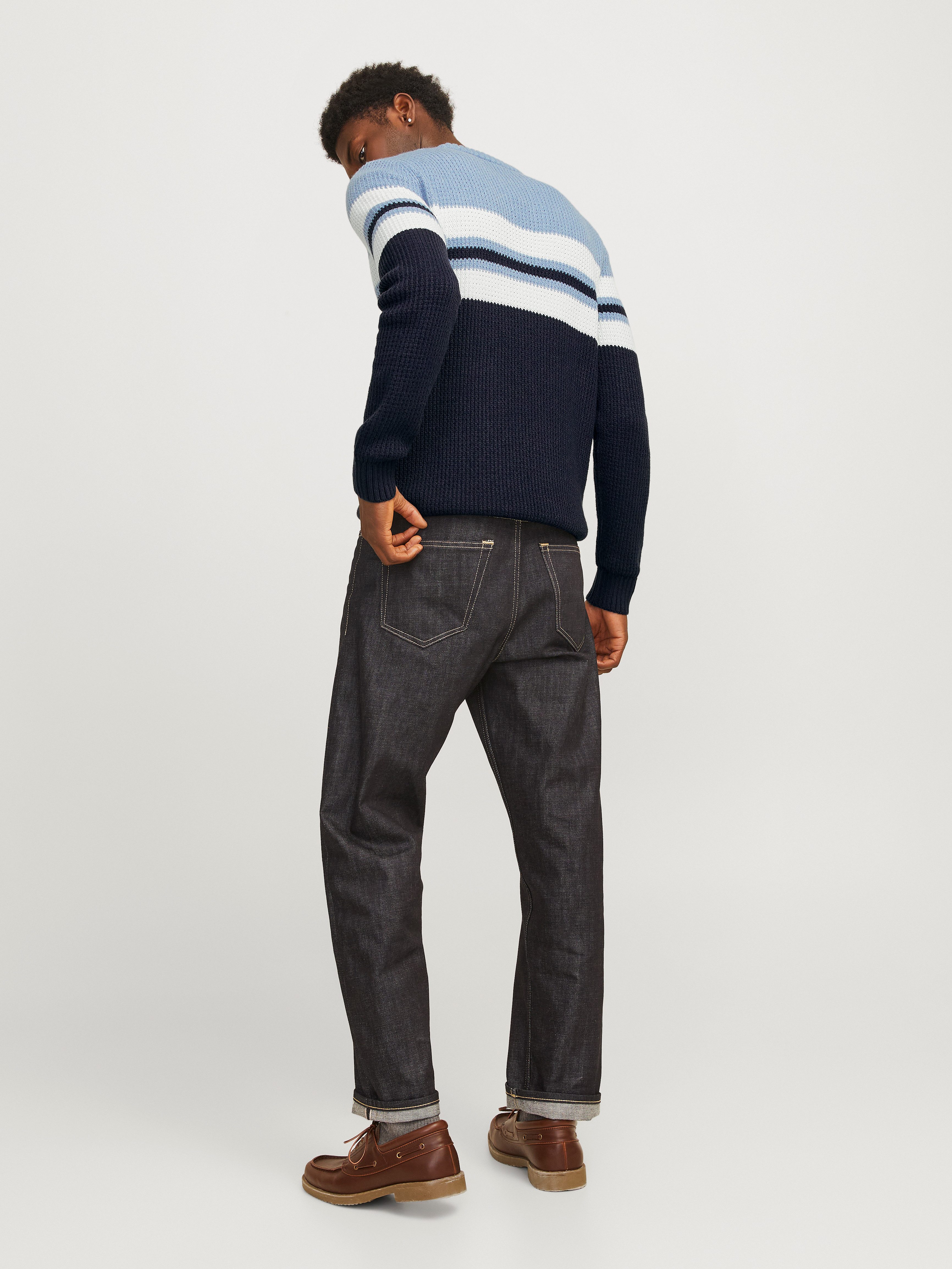 Jack & Jones Trui met ronde hals JJSANDER KNIT CREW NECK