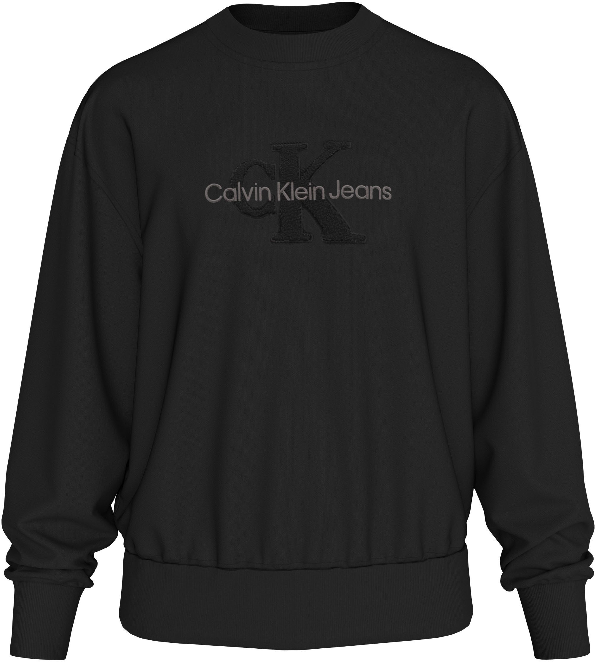 Calvin Klein Sweatshirt CHENILLE MONOLOGO CREW NECK