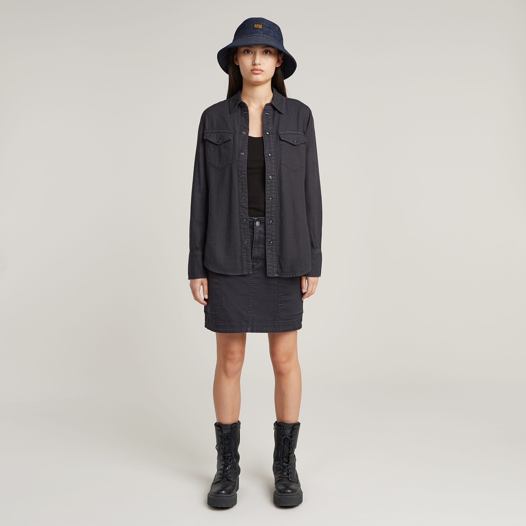 G-Star RAW Minirok Cargo Mini Skirt met opgestikte zakken