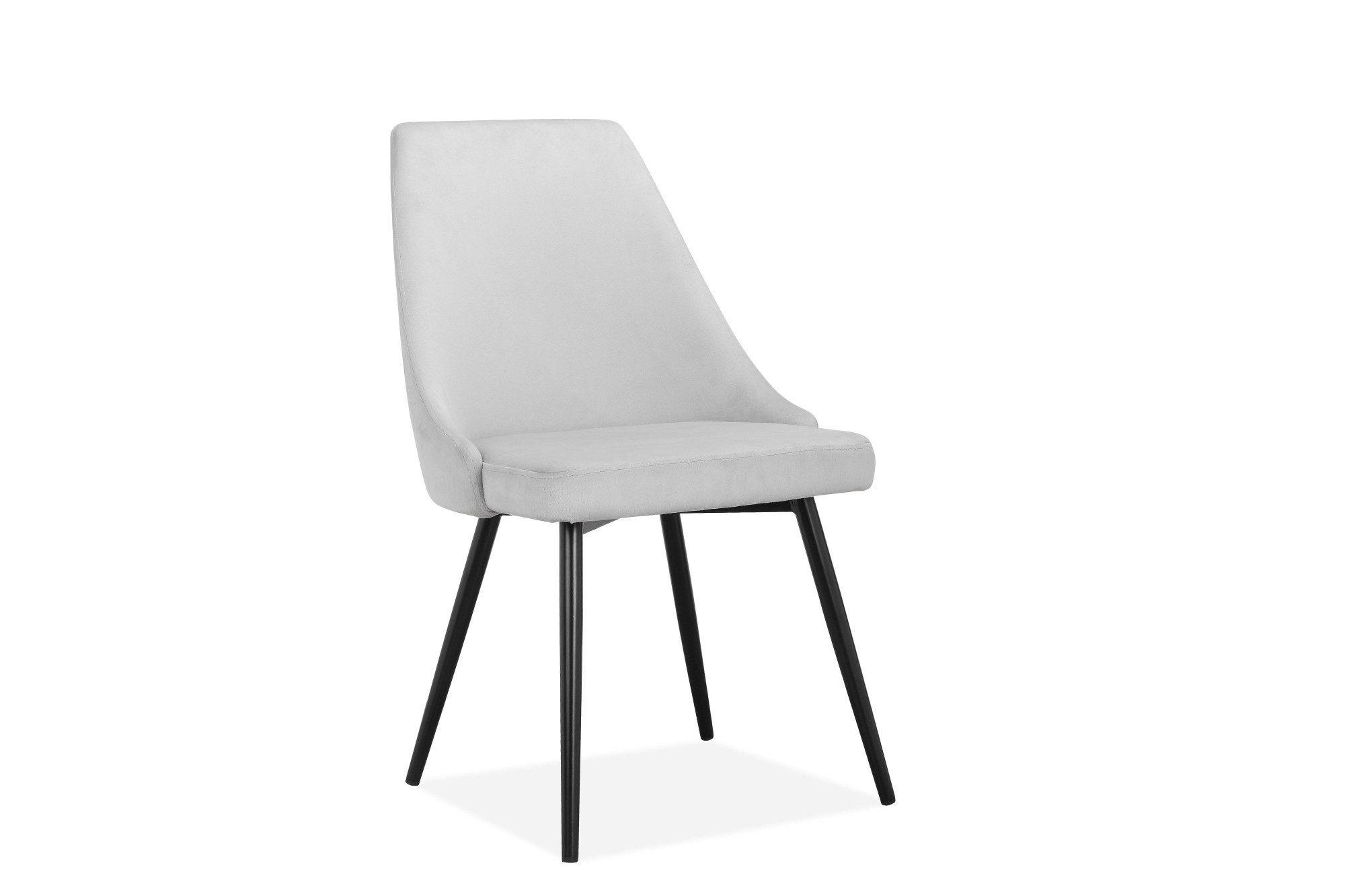 INOSIGN Eethoek Danny-Malio Glazen tafel 140x80 cm met 4 stoelen (velours stof), frame van metaal (set, 5-delig)