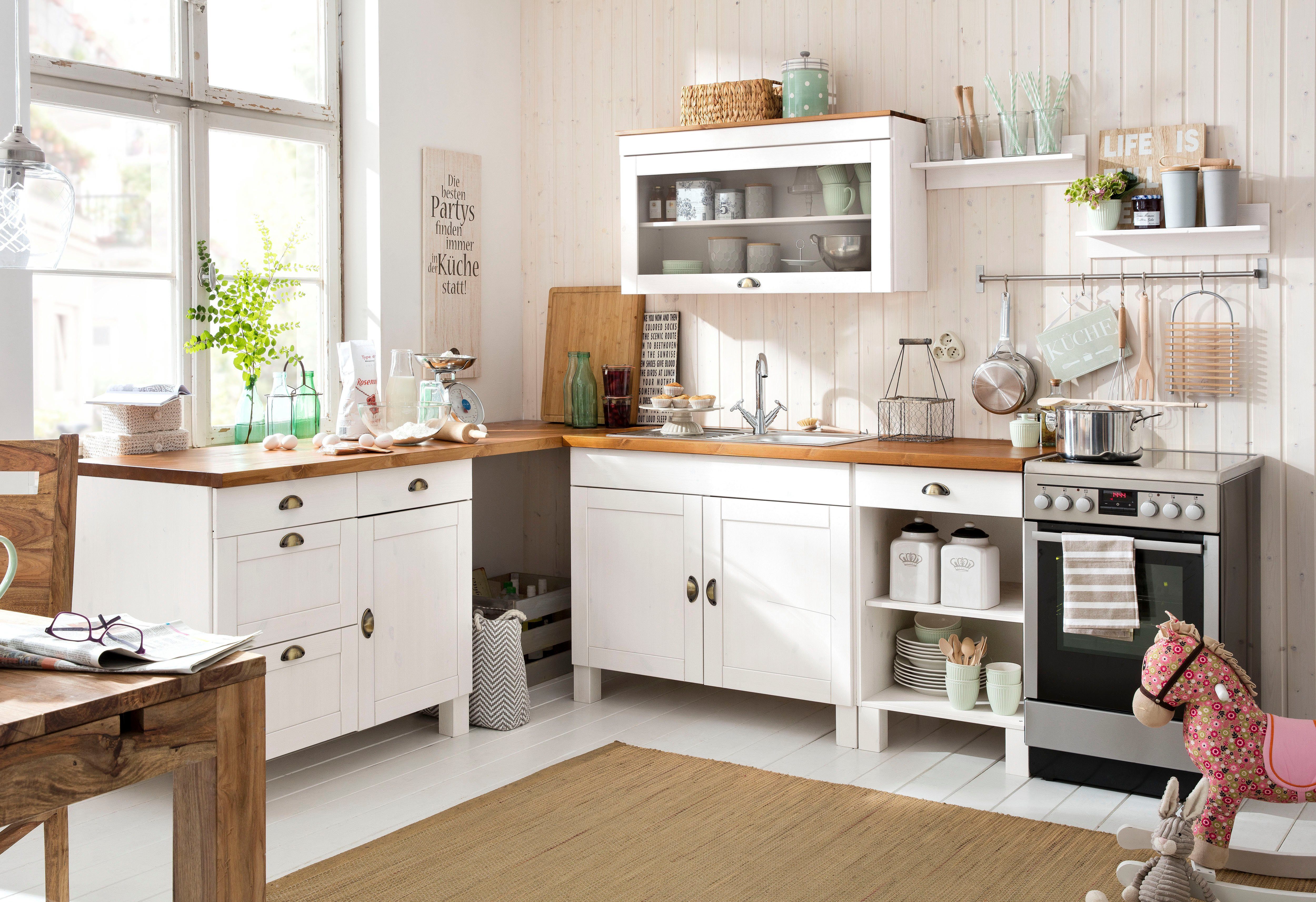 Home affaire Onderkast Oslo 100 cm breed, in 2 diepten, met 23 mm werkblad, 2 laden