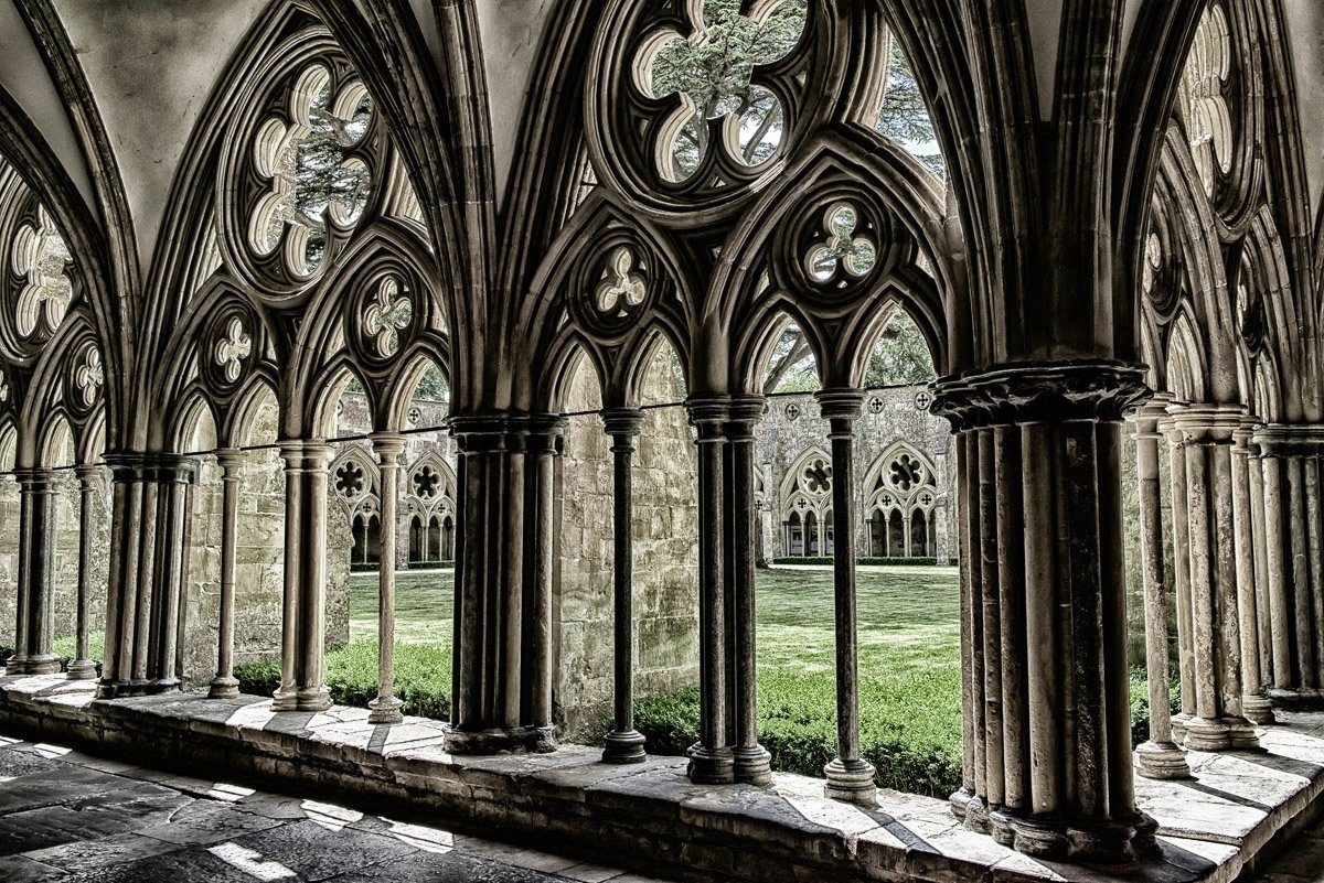 Papermoon Fotobehang Mittelalterliche Kathedrale