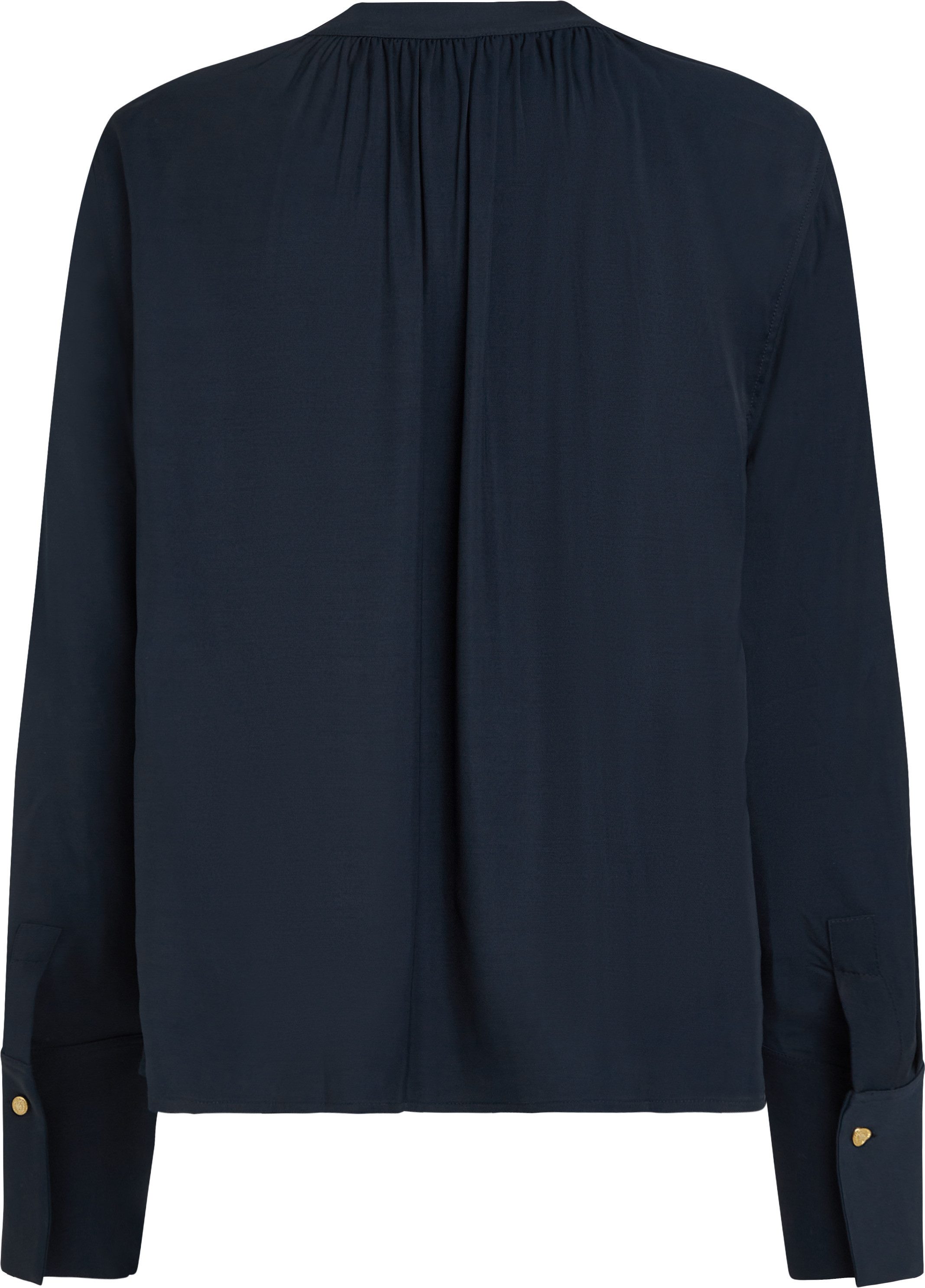 Tommy Hilfiger Blouse met lange mouwen SOFT VIS V NECK LS BLOUSE