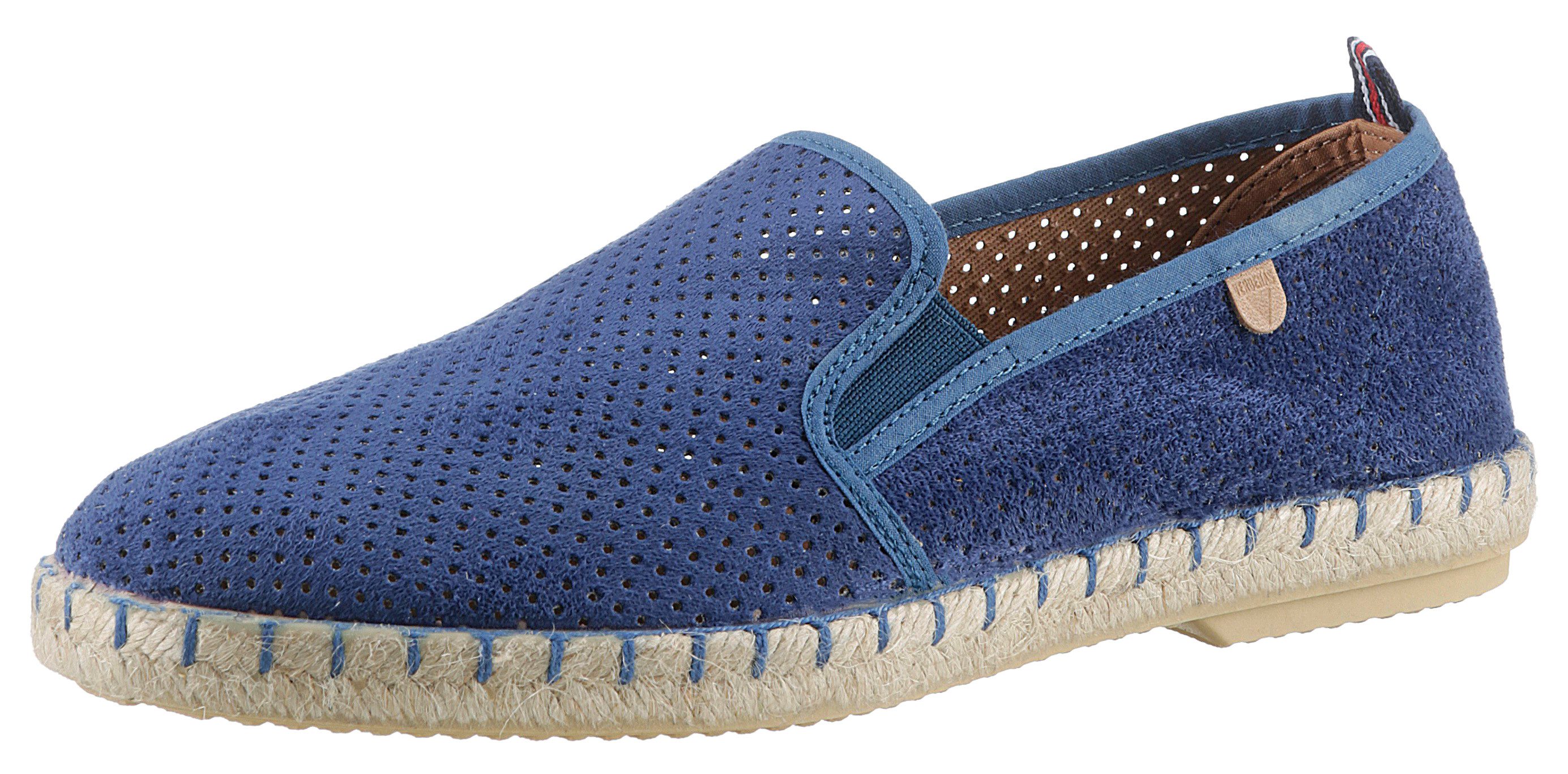 VERBENAS Espadrilles Tom Pacific , loafer, slip-on, zomerschoen, strandschoen met stretch inzetstukken