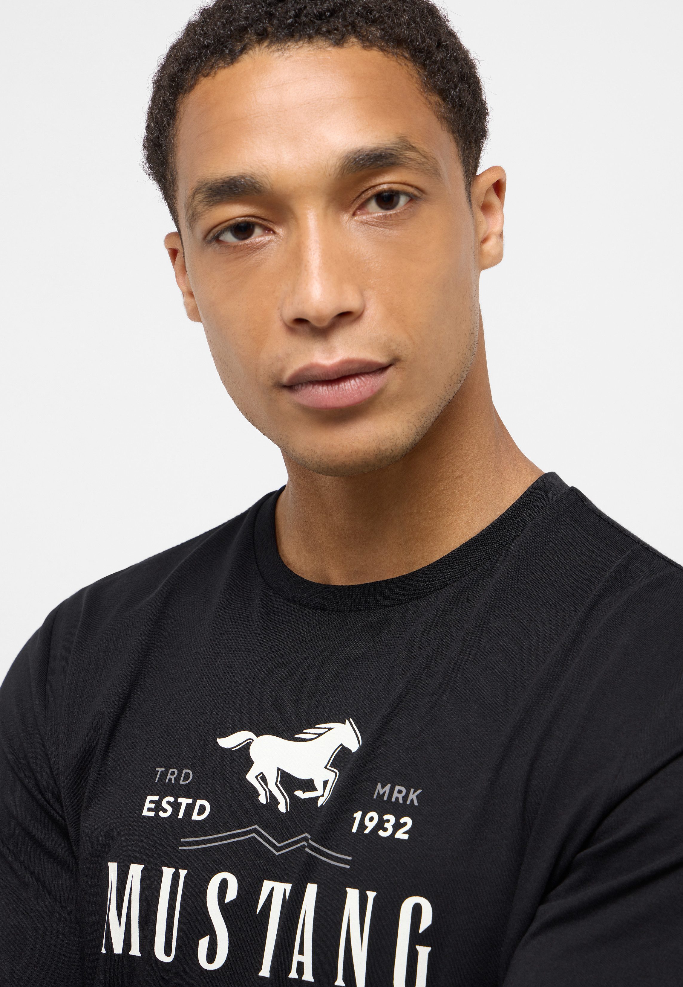 Mustang Shirt met lange mouwen Style Adrian