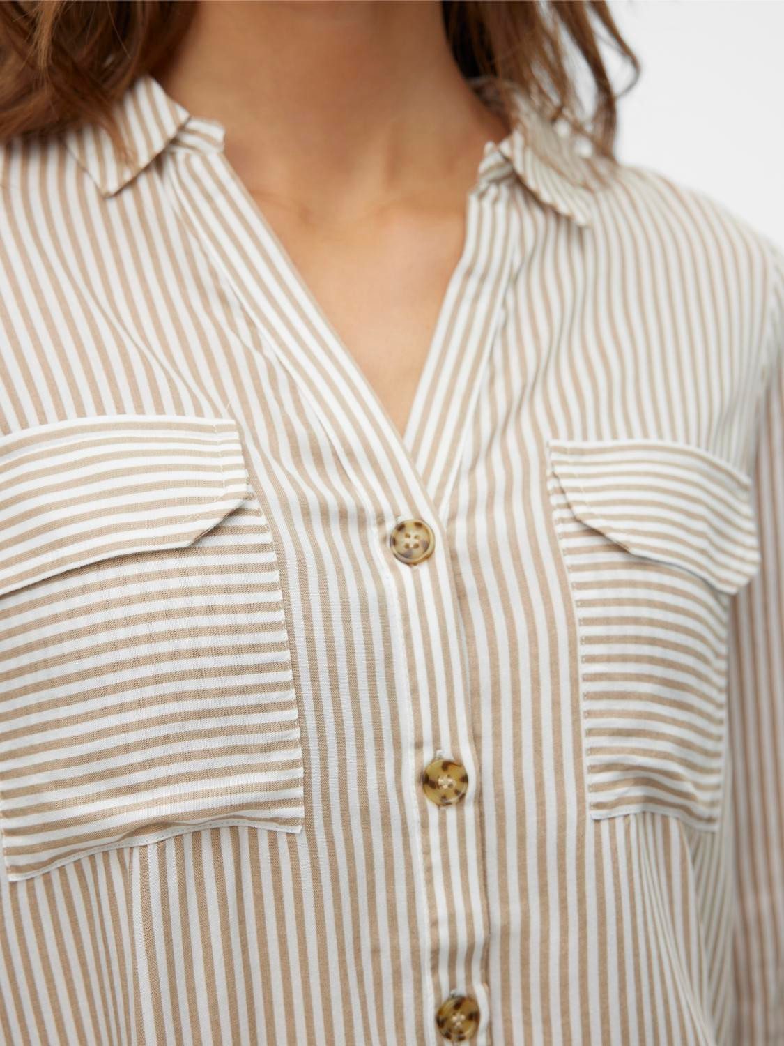 Vero Moda Overhemdblouse VMBUMPY L S SHIRT NEW WVN GA NOOS