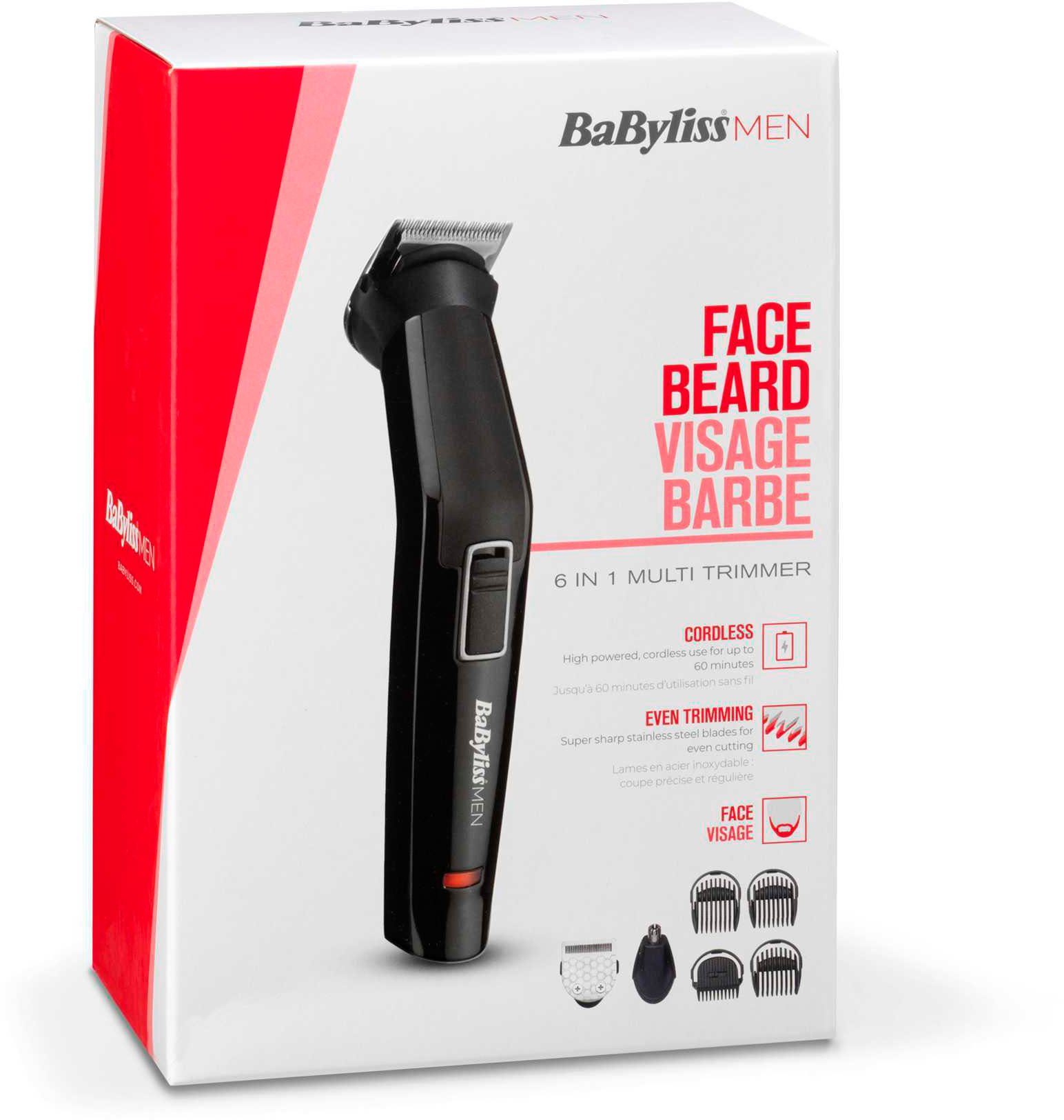 Babyliss Multifunctionele trimmer MT725E MEN voor baard, wenkbrauwen, neus- & oorhaar