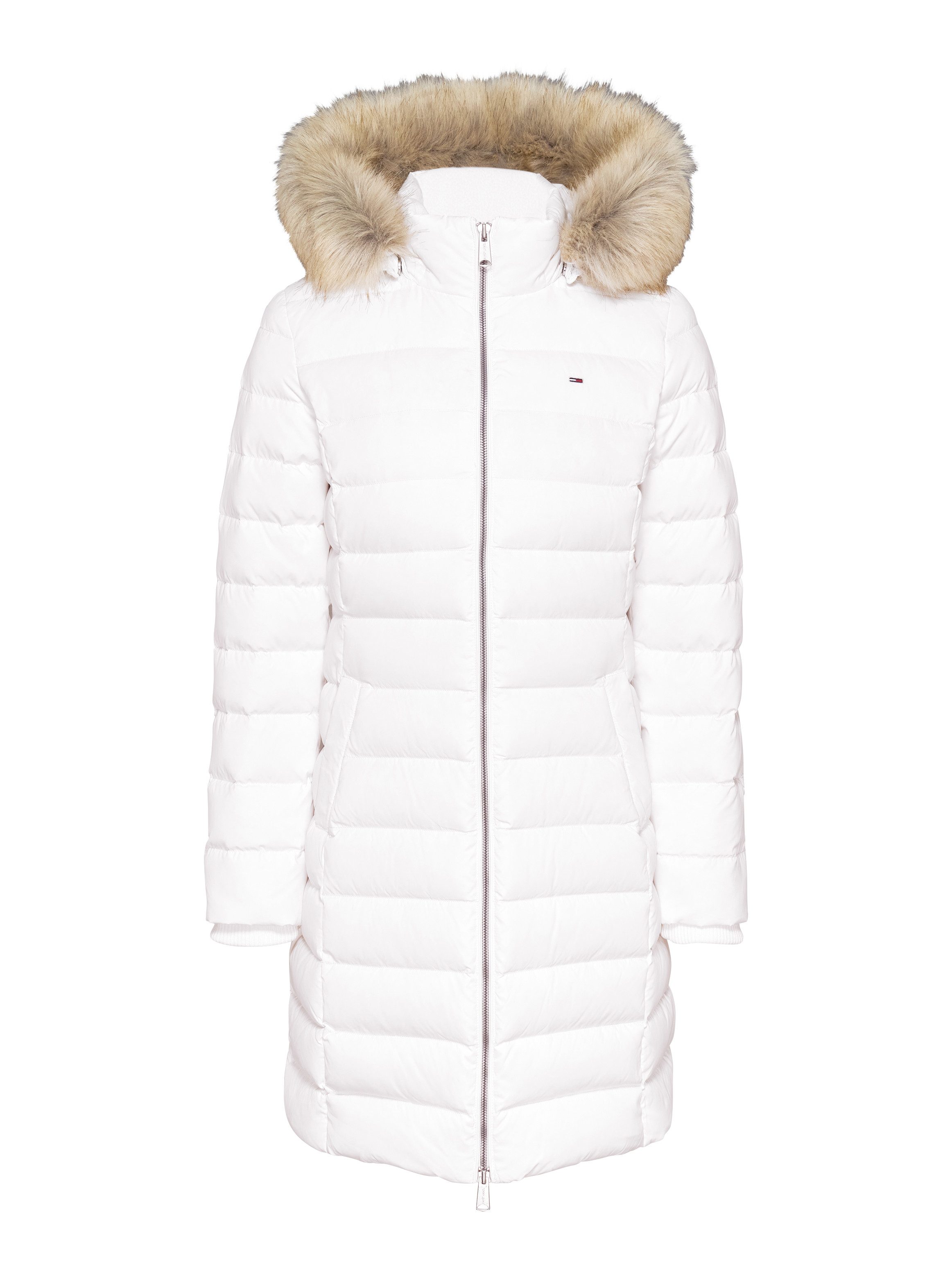 TOMMY JEANS Gewatteerde jas TJW ESSENTIAL HOODED DOWN COAT