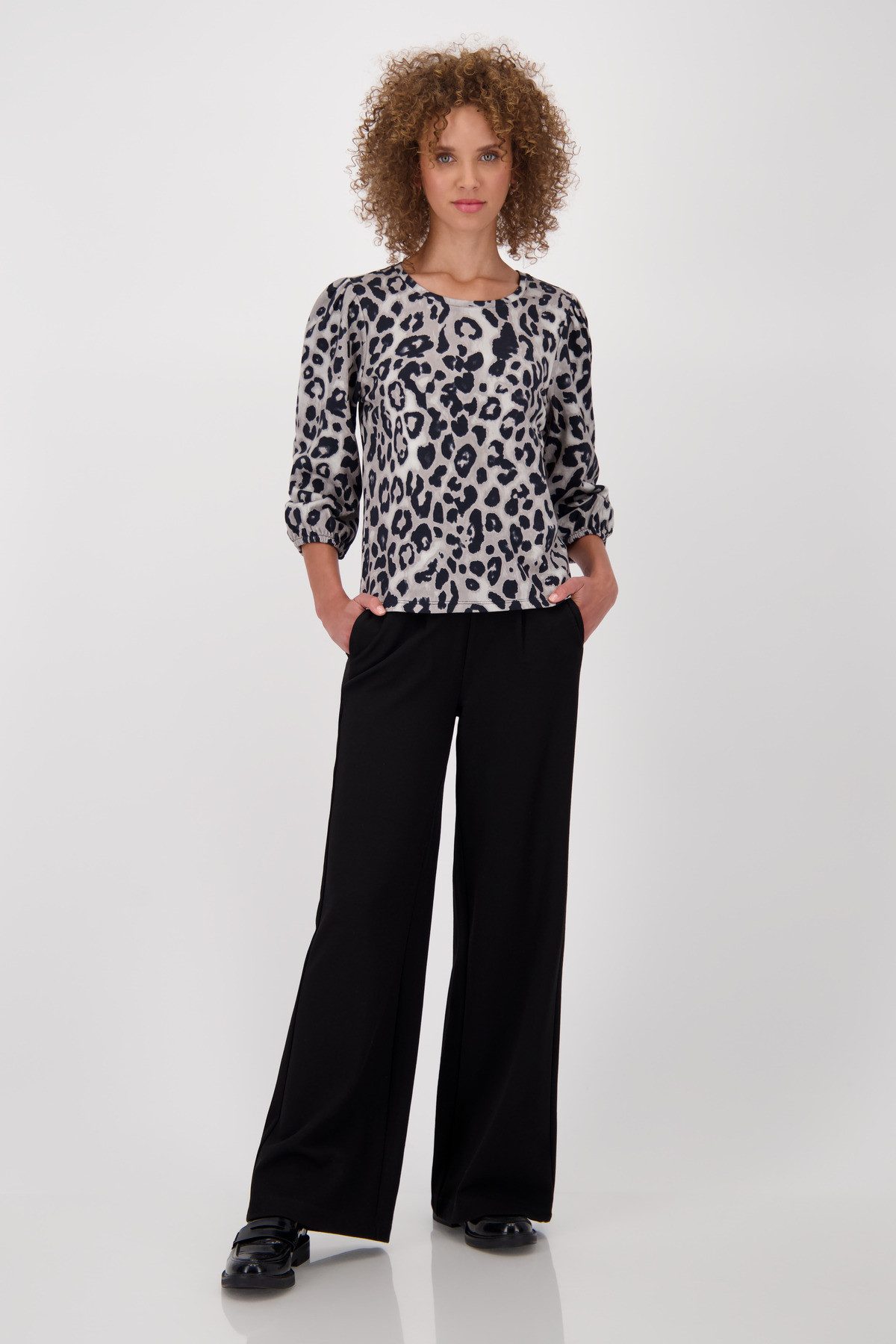 Monari Sweater Sweatshirt Luipaardprint Allover