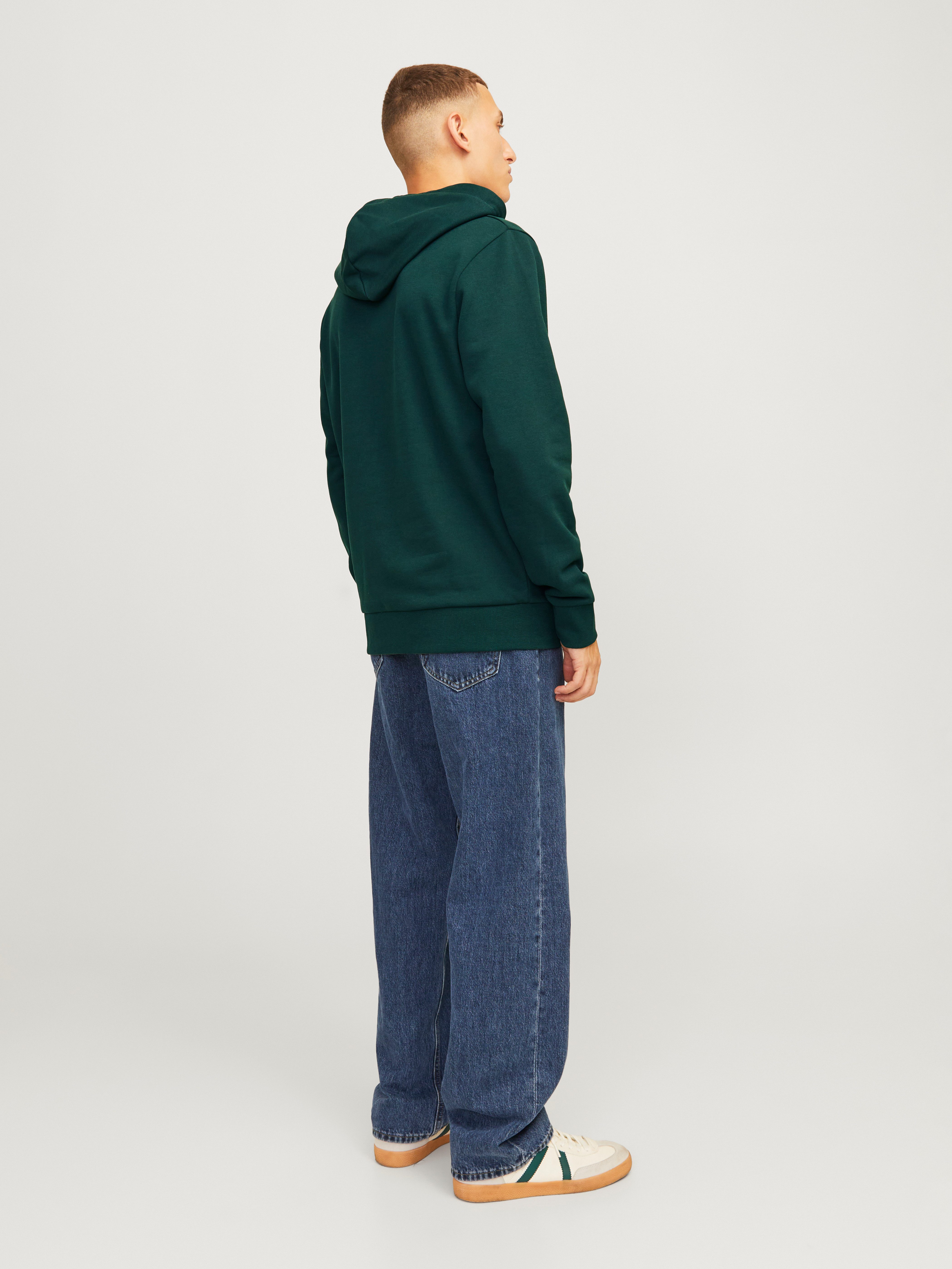 Jack & Jones Hoodie JJXMAS ONE COLOR FUNNY SWEAT HOOD