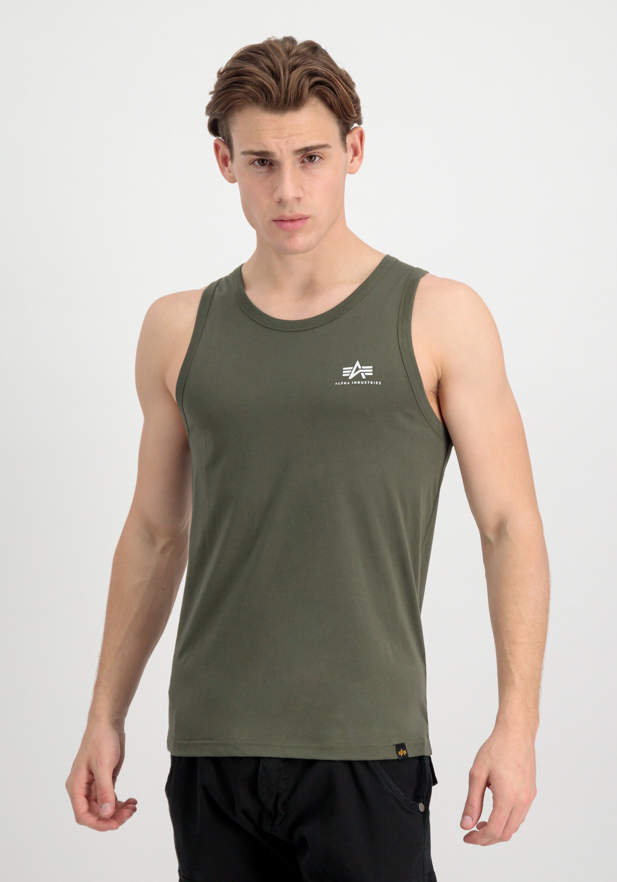 Alpha Industries Muscle-shirt Men Tank Tops Small Logo Tank