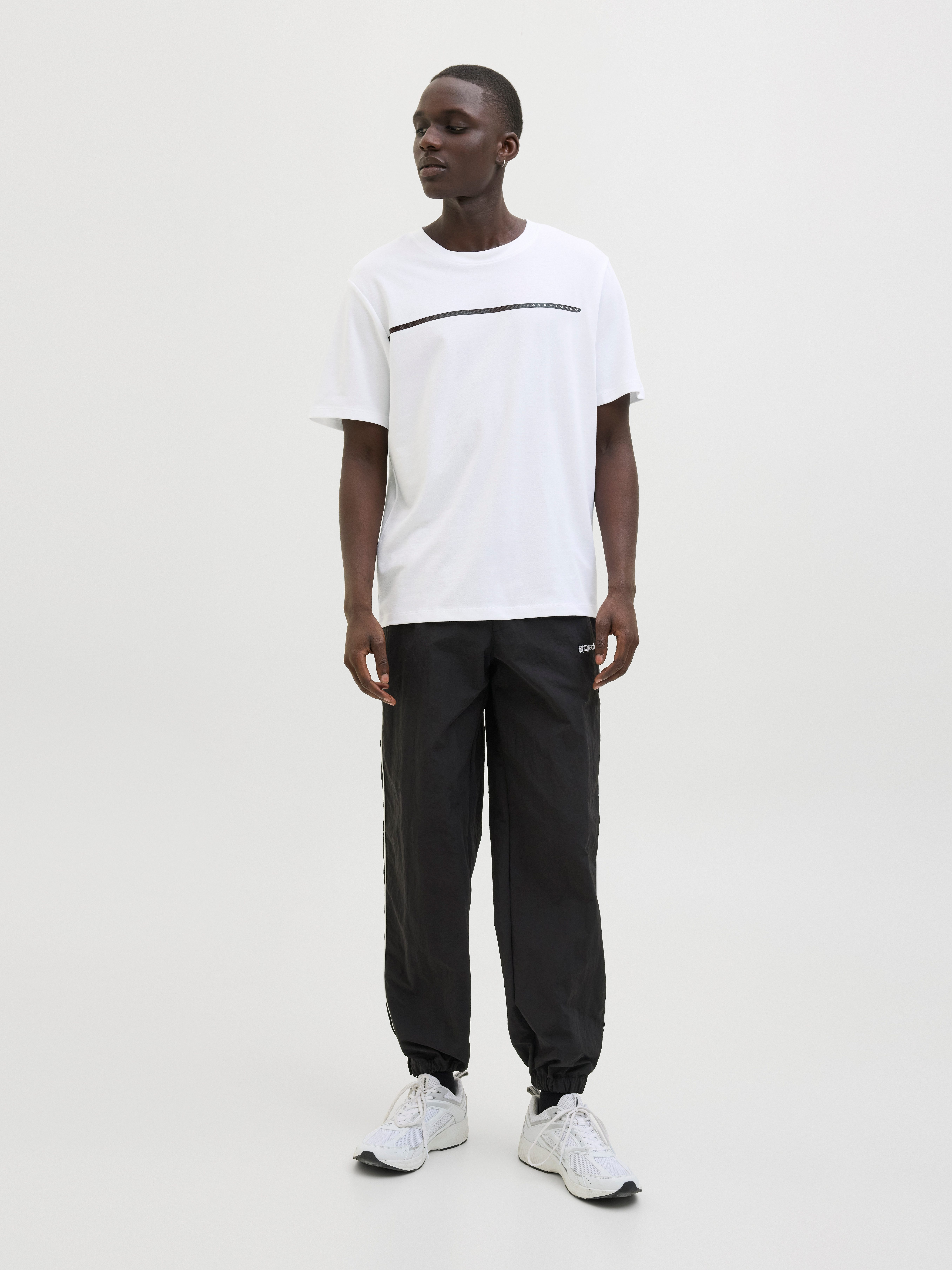 Jack & Jones T-shirt JCOFUSION FULL BRANDING TEE SS CREW NOOS