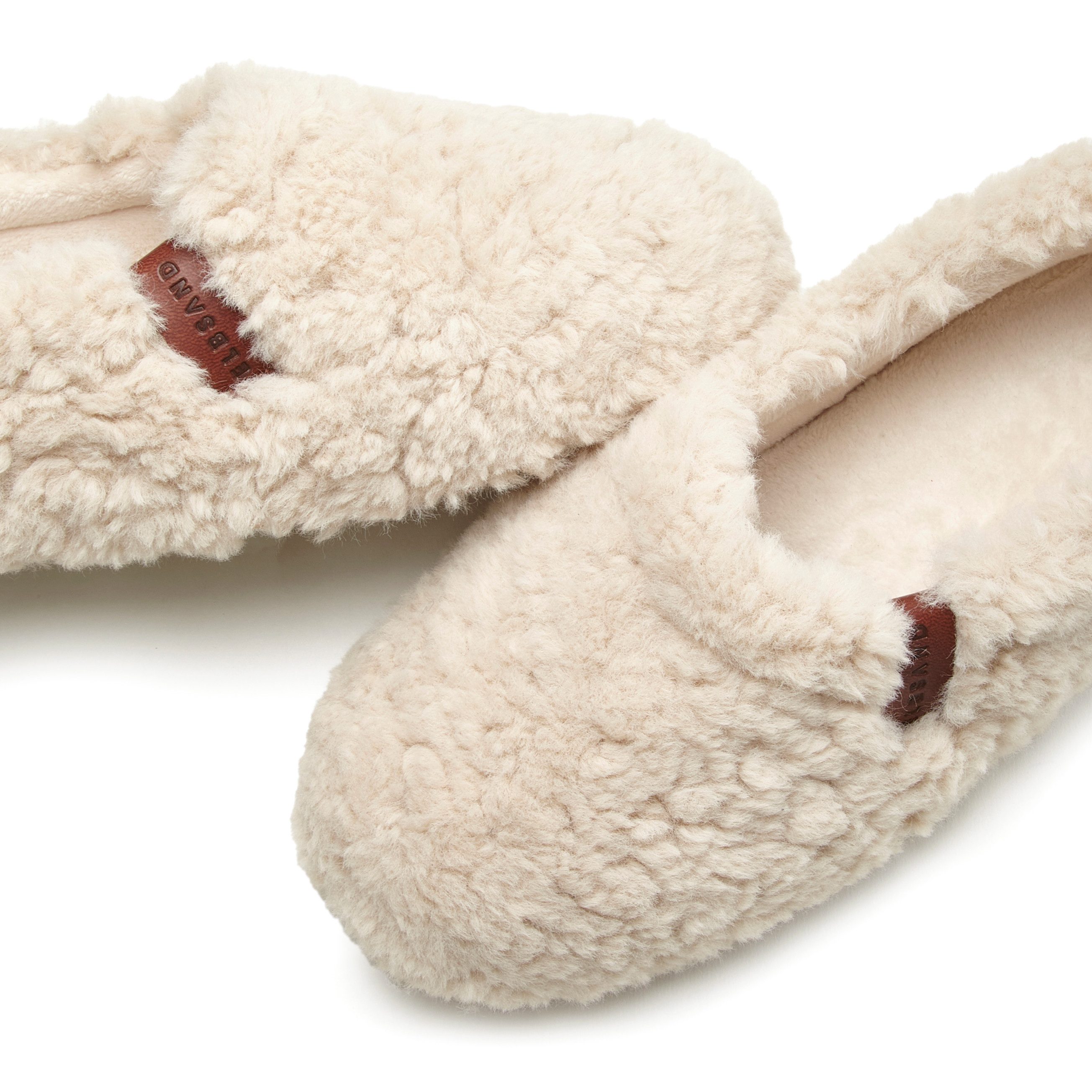 Elbsand Pantoffels met knuffelig faux fur, pantoffel, mule